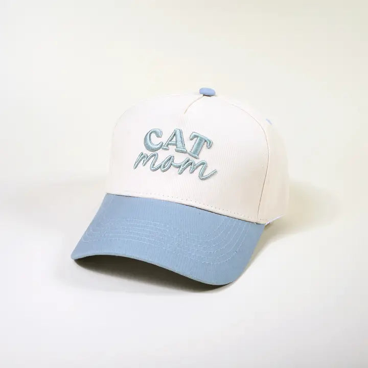 Classic Canvas Hat–Cat Mom