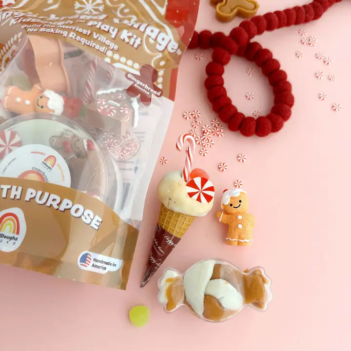 Gingerbread Village Kiddough Play Kit