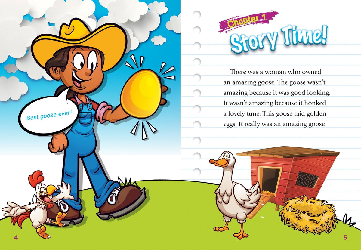 The Goose and the Golden Eggs Retold