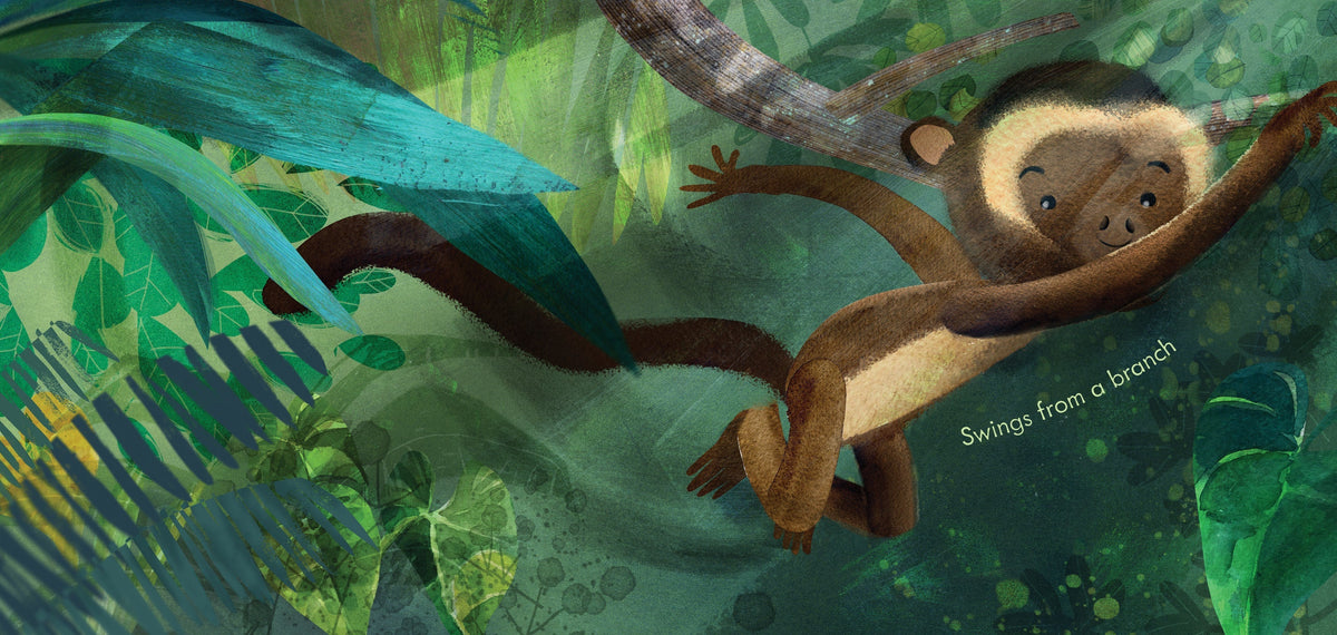 A Tiny Brown Monkey on the Big Blue Earth