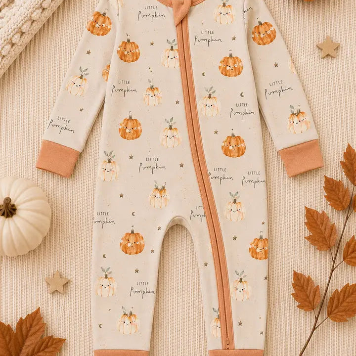 Little Pumpkin Zinza™ Tencel Convertible Zippy Pajama