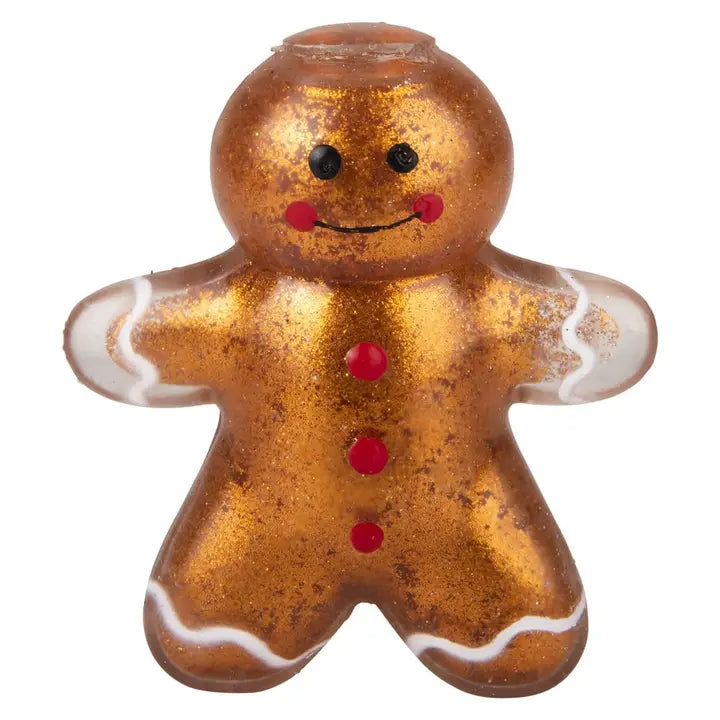 2.25" Squish Sticky Gingerbread Man Llb Christmas