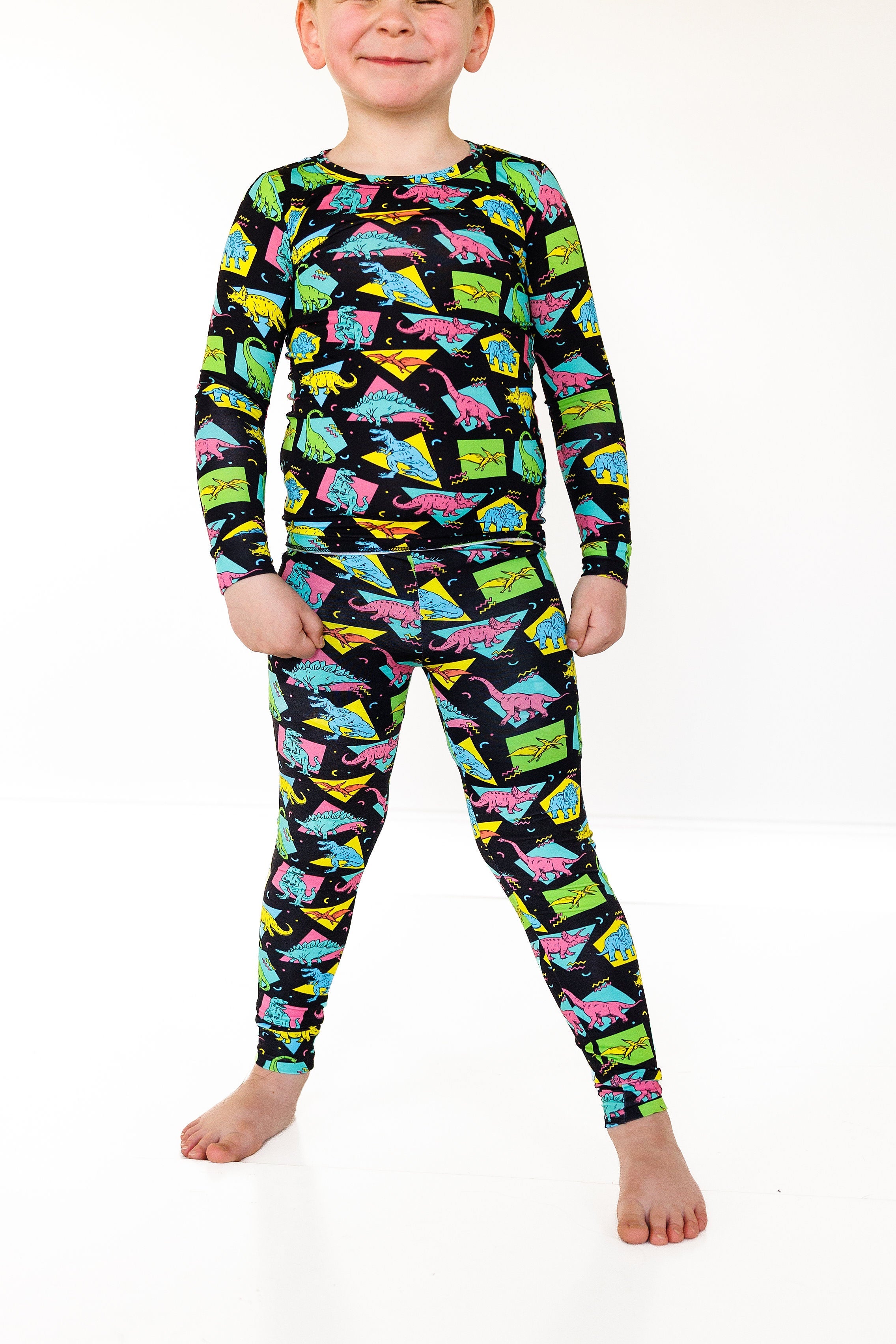 Jurassic Jam Taller-Tots Two-Piece PJs