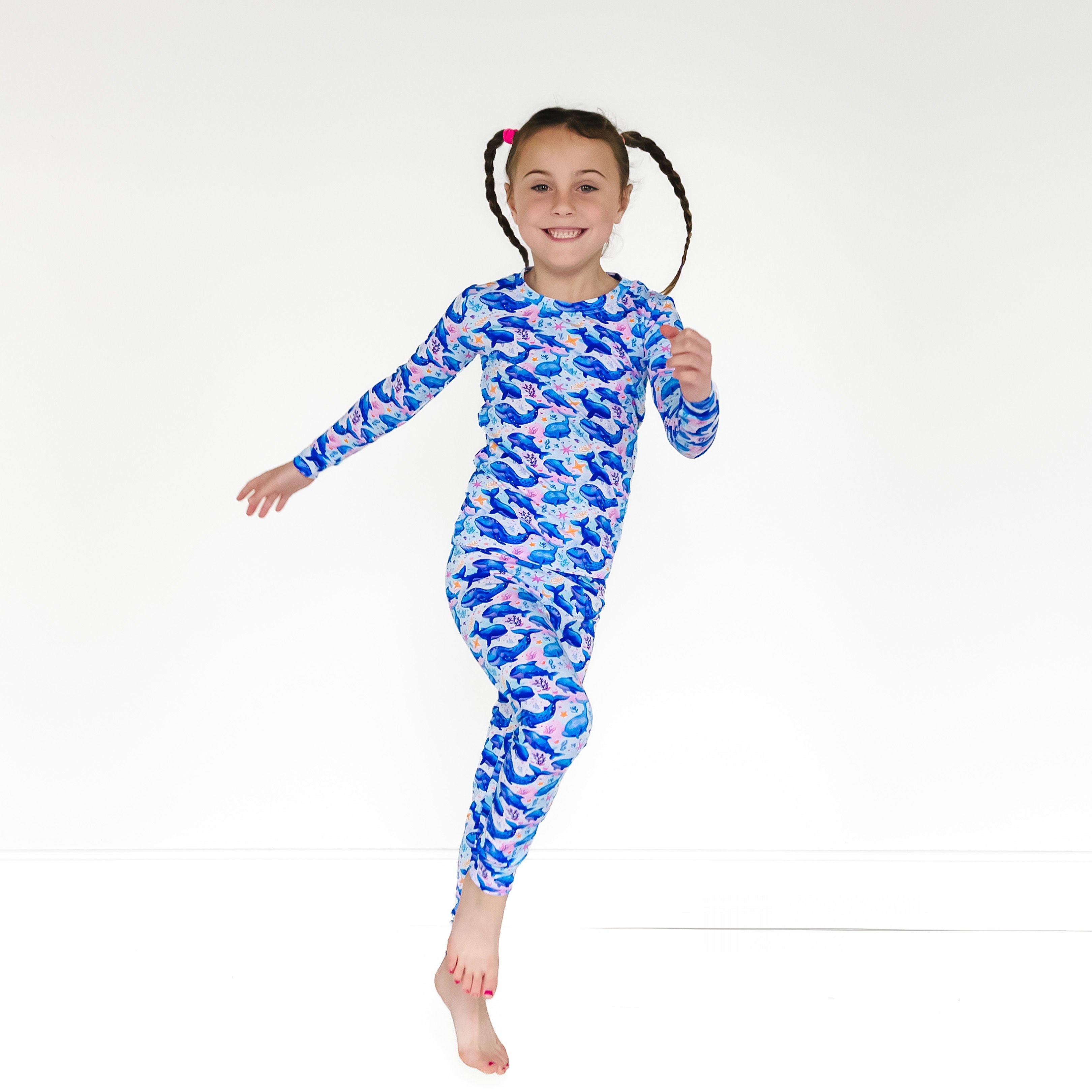 Ocean Slumber Taller-Tots Two-Piece PJs