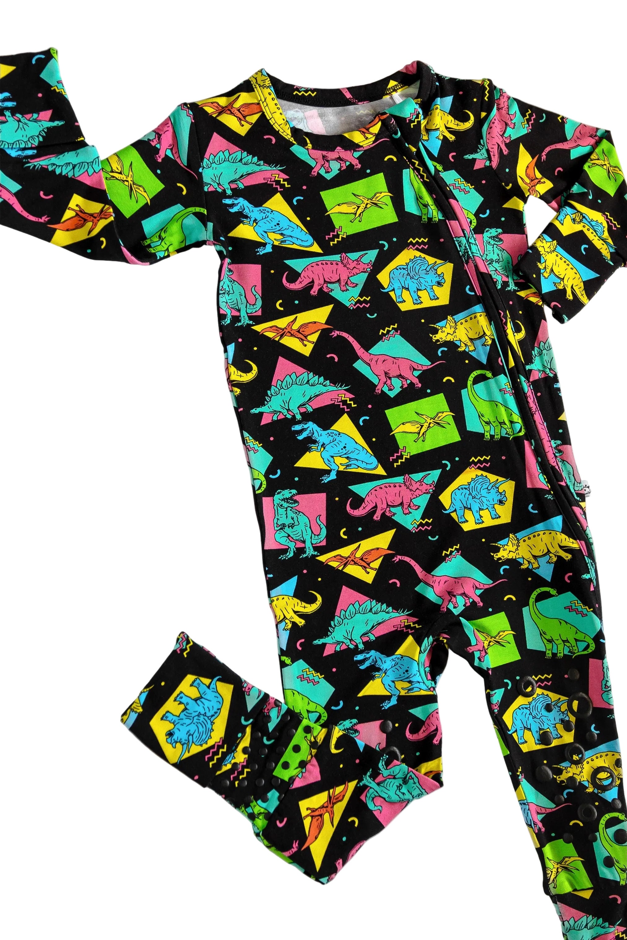 Knee-Grip Jurassic Jam Convertible Footie