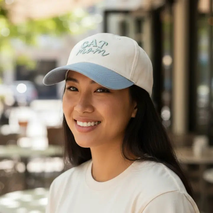 Classic Canvas Hat–Cat Mom