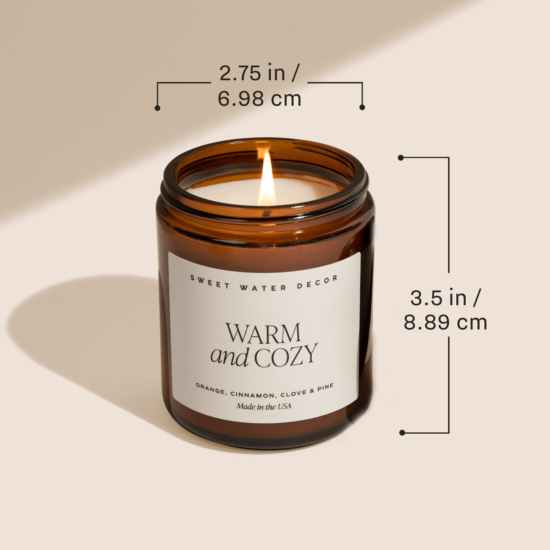 Pumpkin Spice Soy Candle | 9oz. Amber Jar