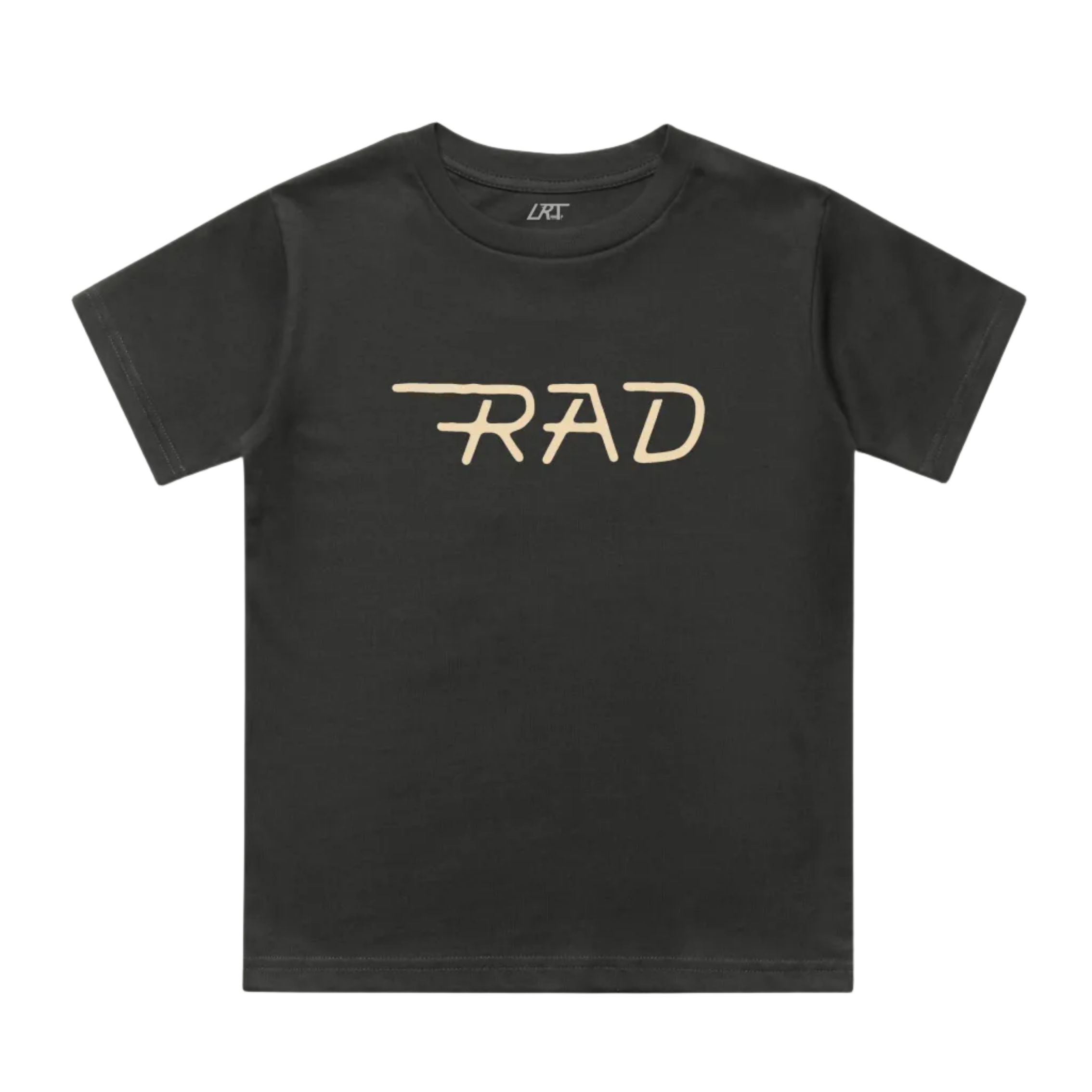 THE RAD TEE - BLACK (FRONT ONLY)