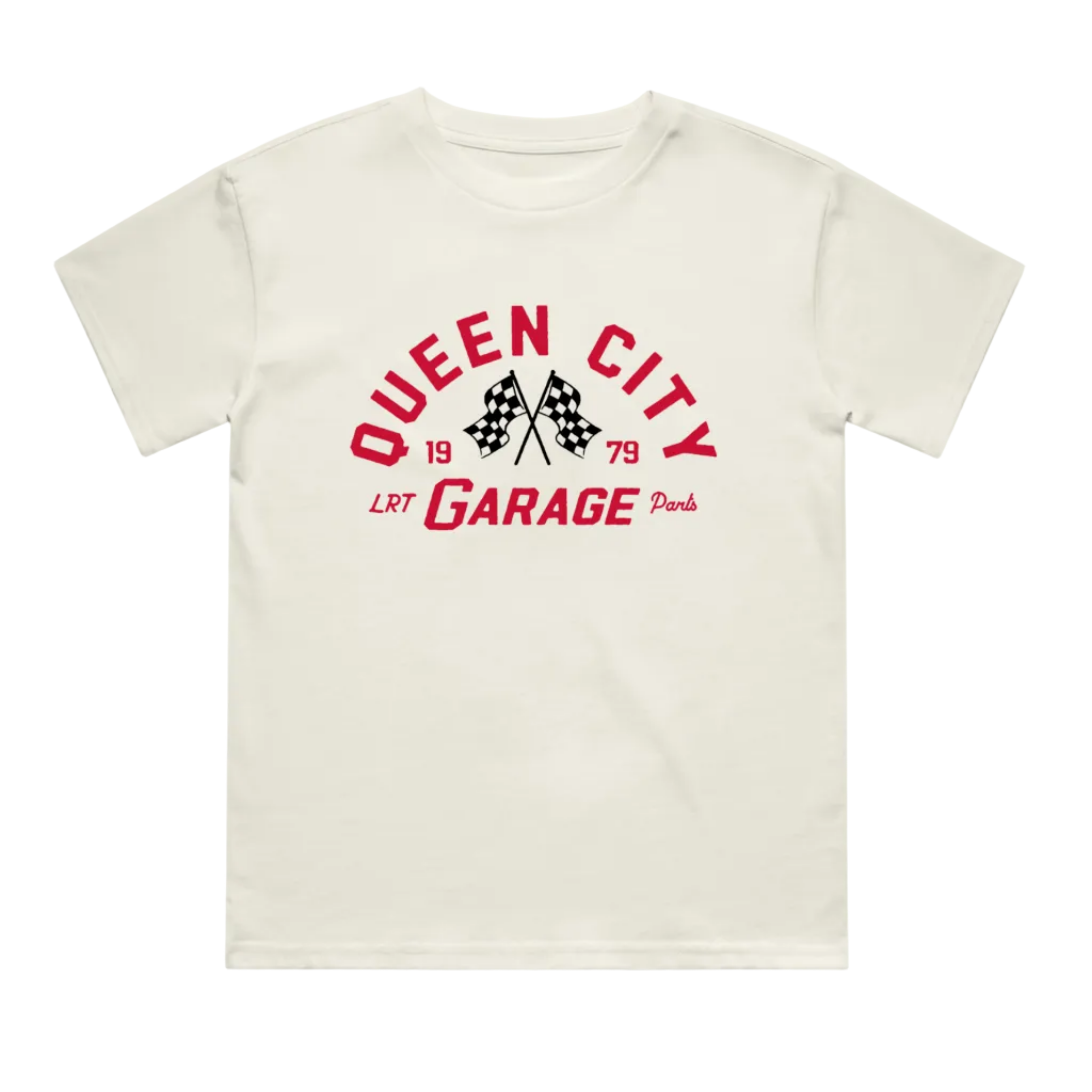 LRT GARAGE PARTS TEE - VINTAGE CREAM (FRONT ONLY)
