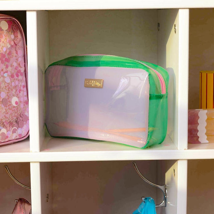 Colorblock Jelly Pouch