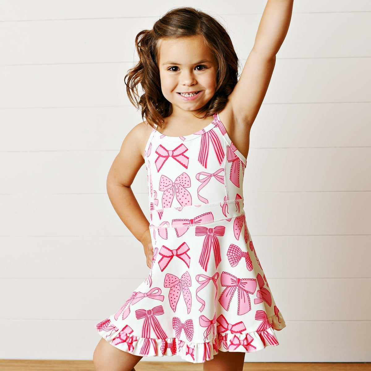 Active Pink Bow Dress