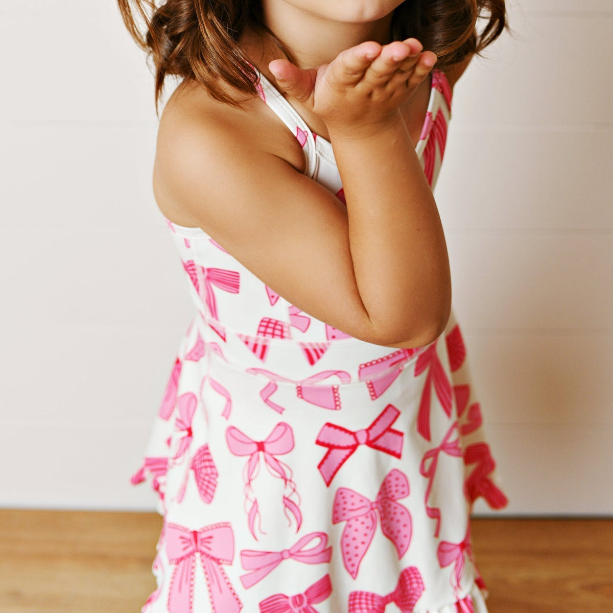 Active Pink Bow Dress