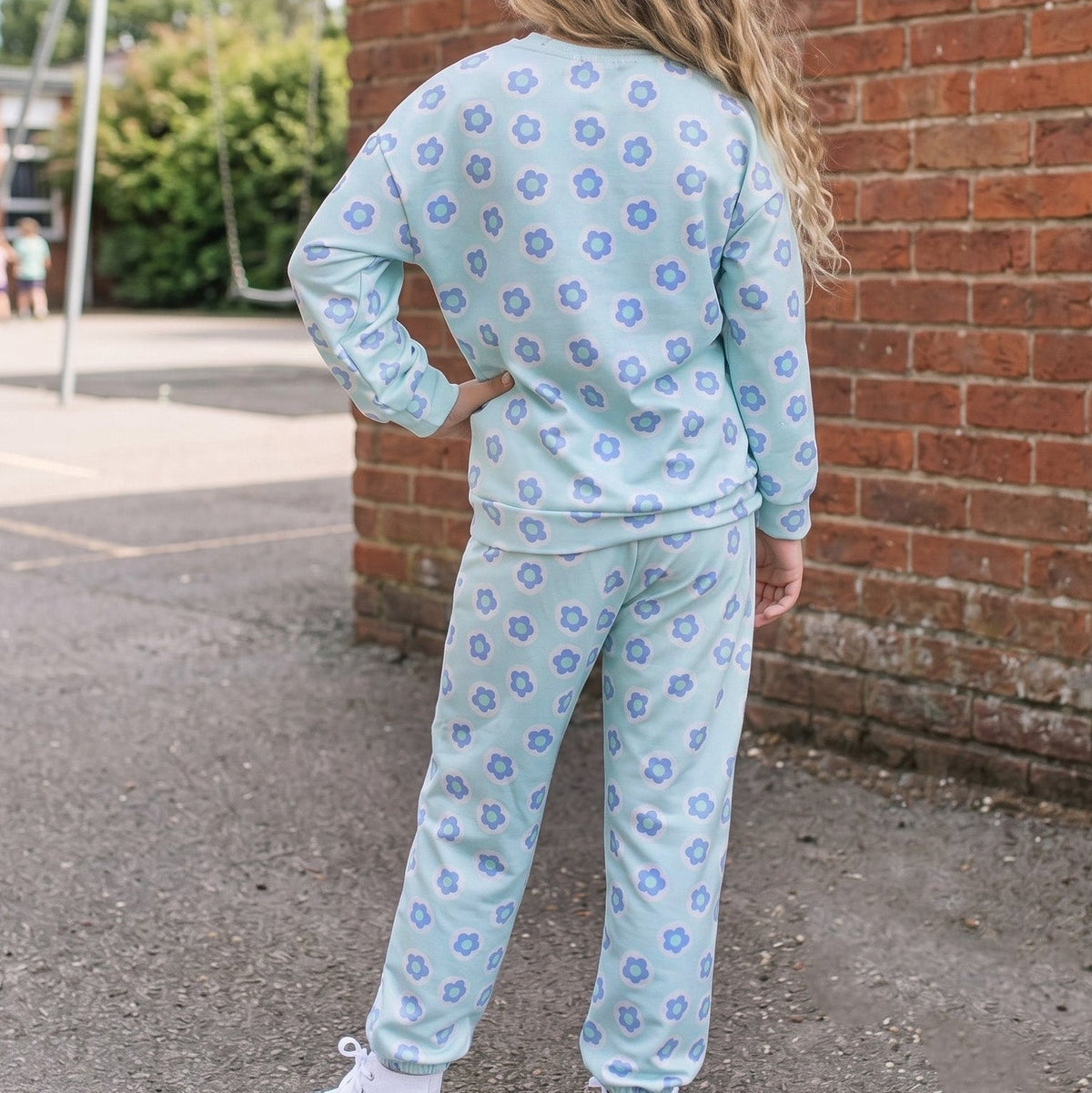 Ava Flower Sweat Set