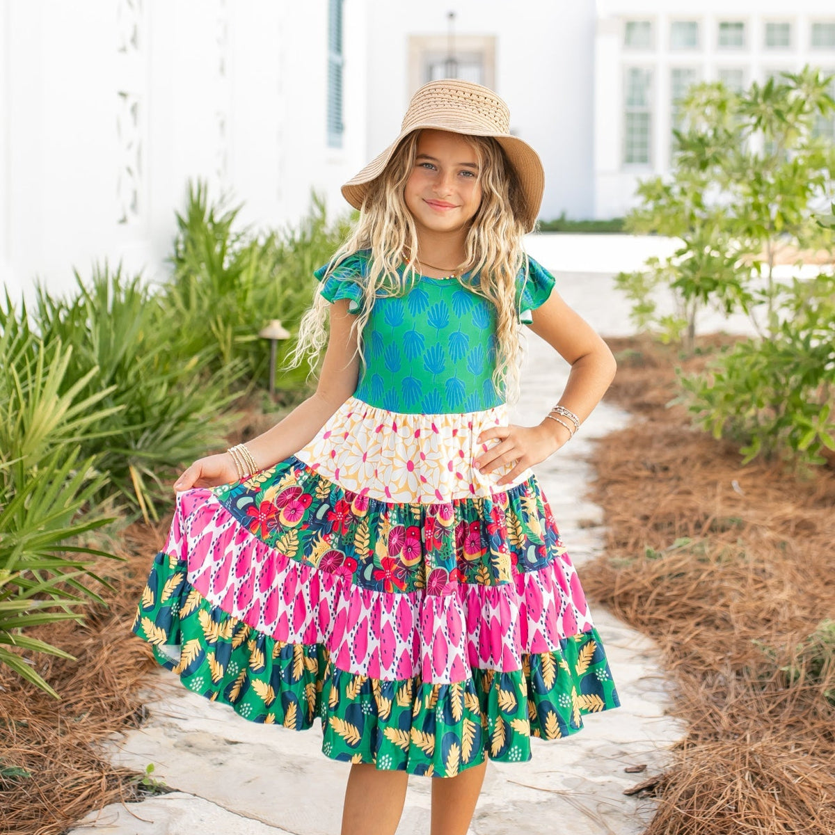 Avery Tropical Dress