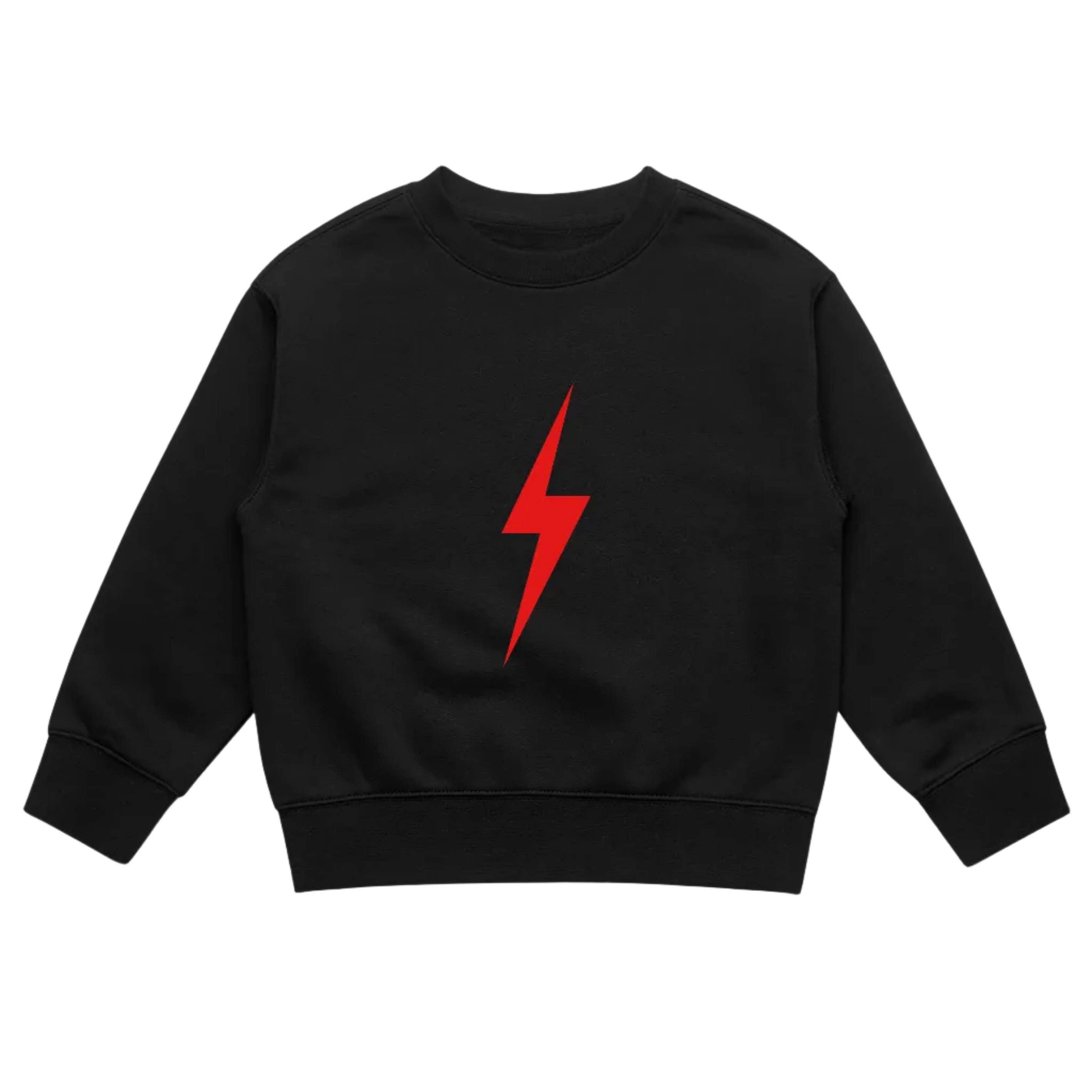 CRIMSON BOLT CREWNECK - BLACK