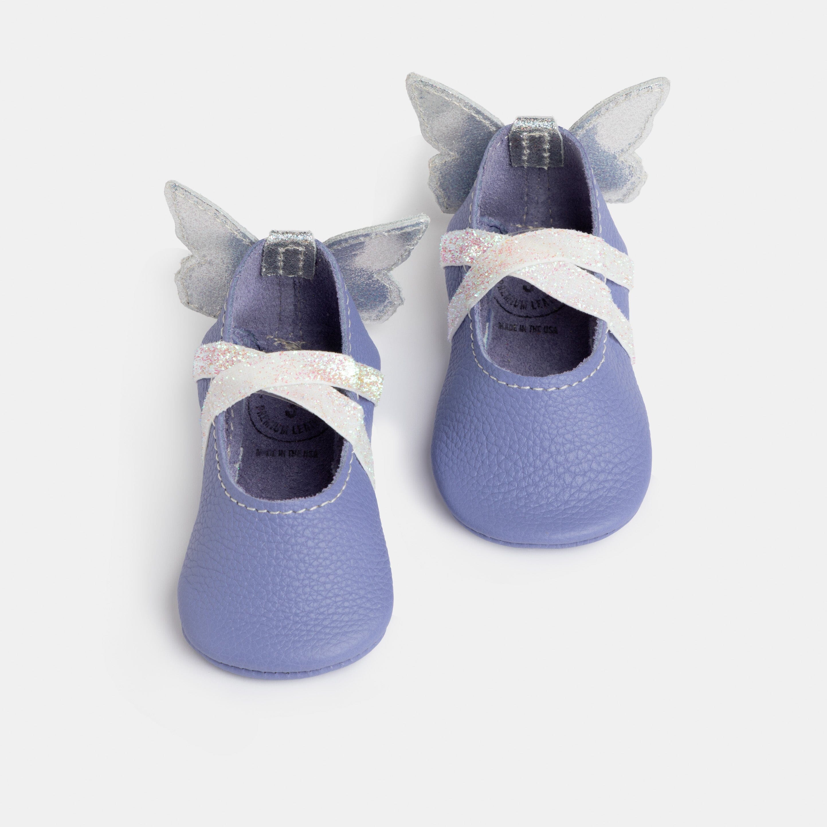 Lilac Flutterby Ballet Slipper Baby Shoe