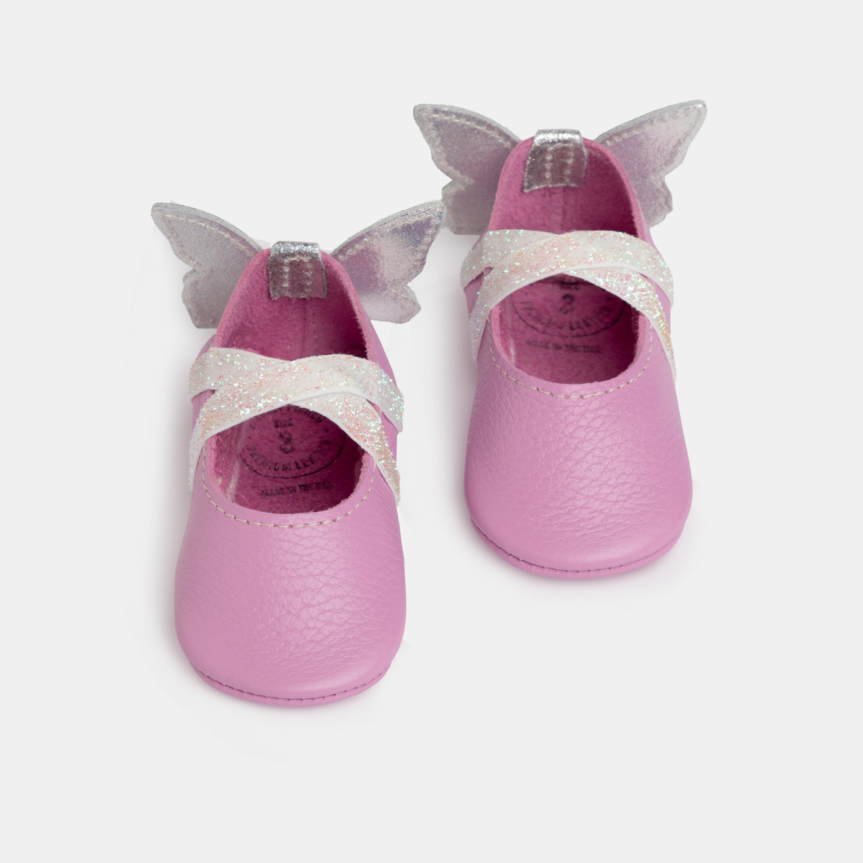 Orchid Flutterby Ballet Slipper Baby Shoe