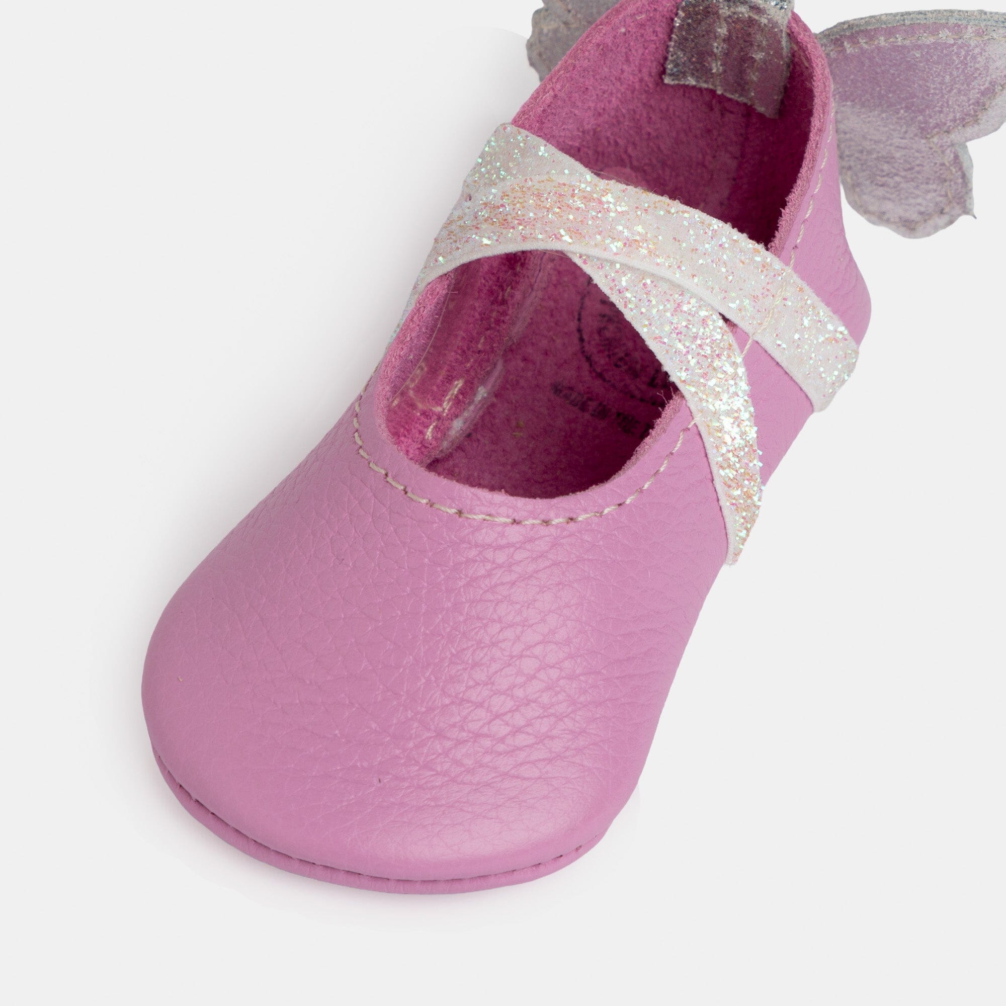 Orchid Flutterby Ballet Slipper Baby Shoe