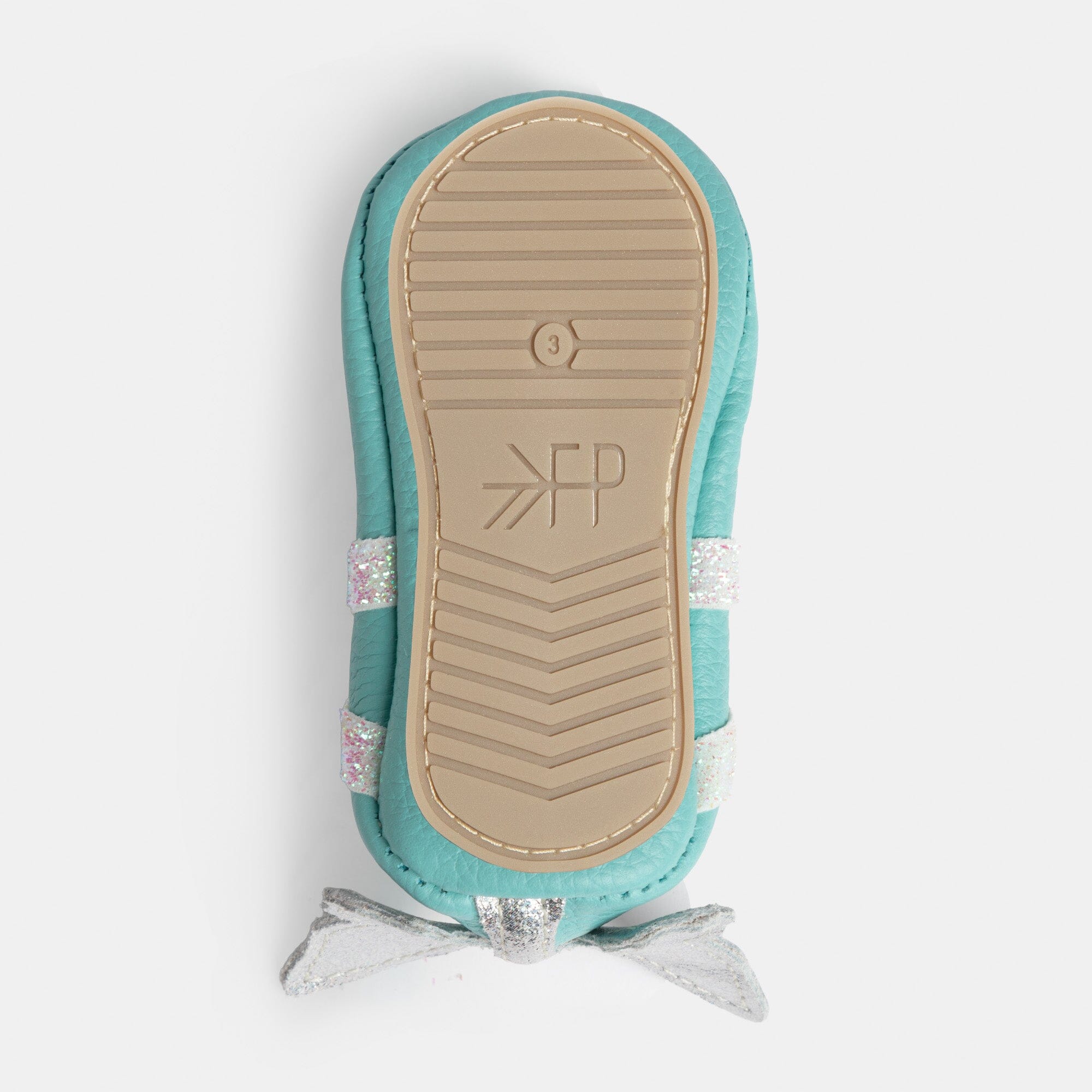 Turquoise Flutterby Ballet Slipper Baby Shoe