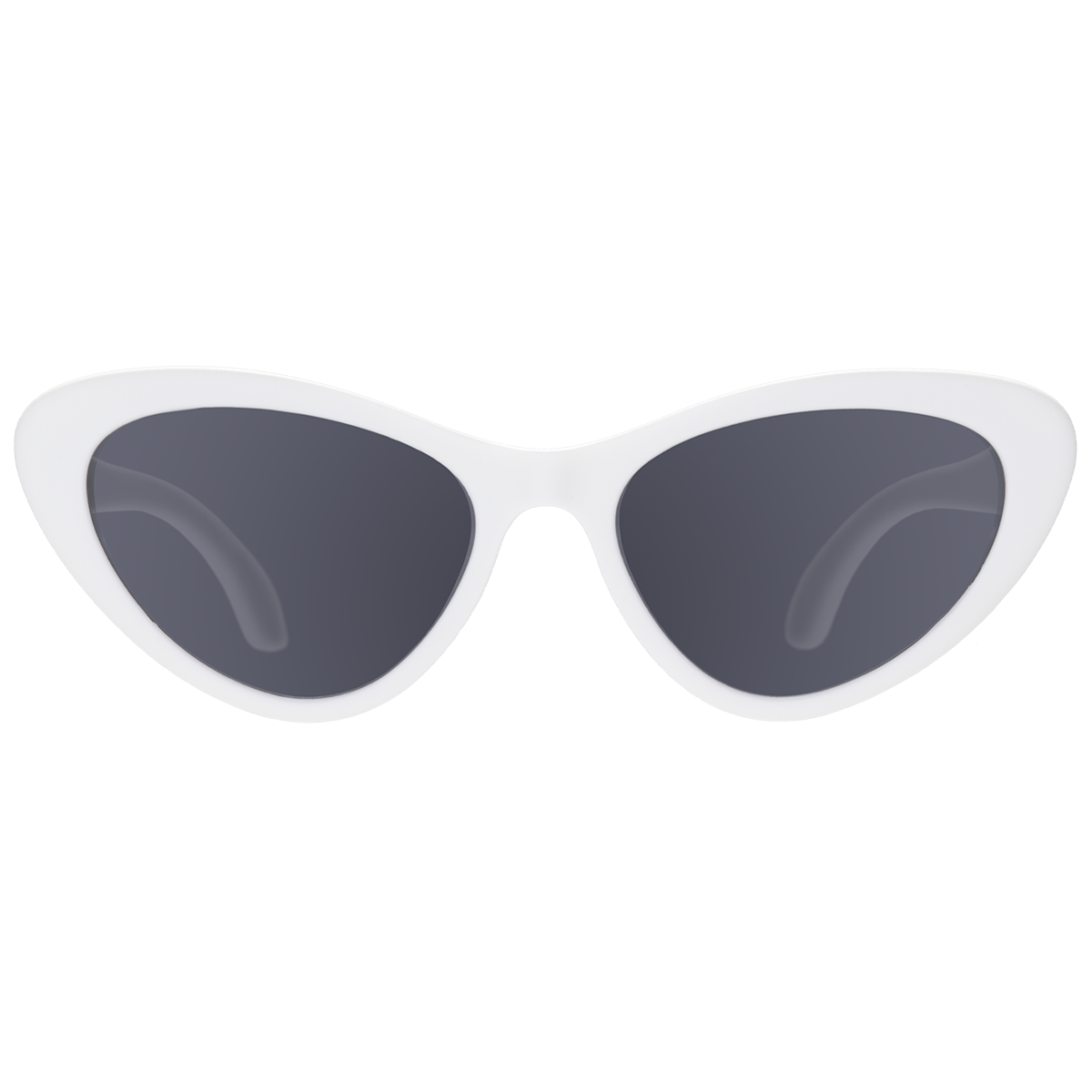 Wicked White Cat-Eye I Smoke Lenses