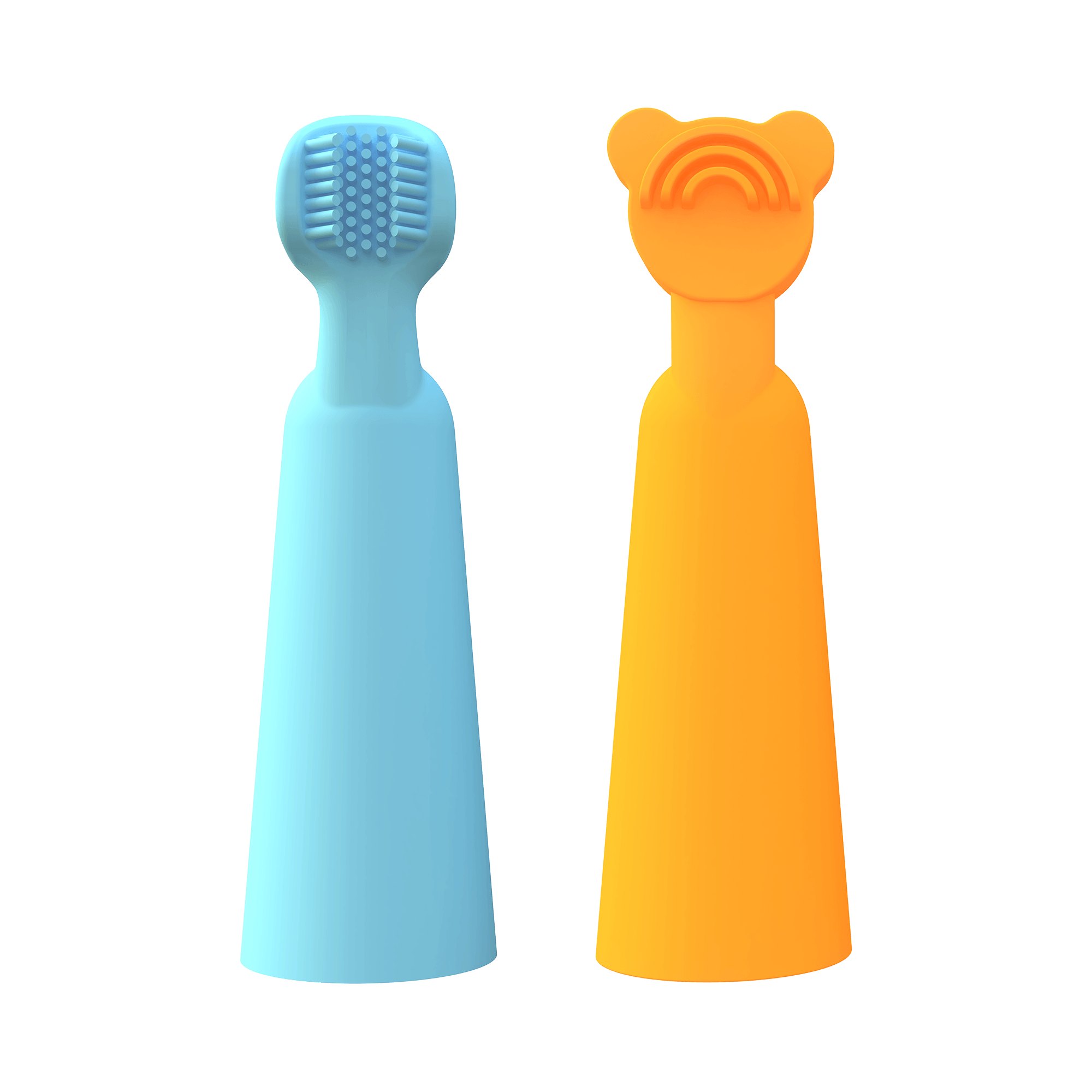 baby finger brush and tongue scraper