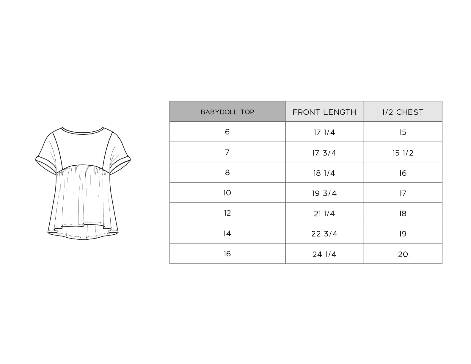 Babydoll Top