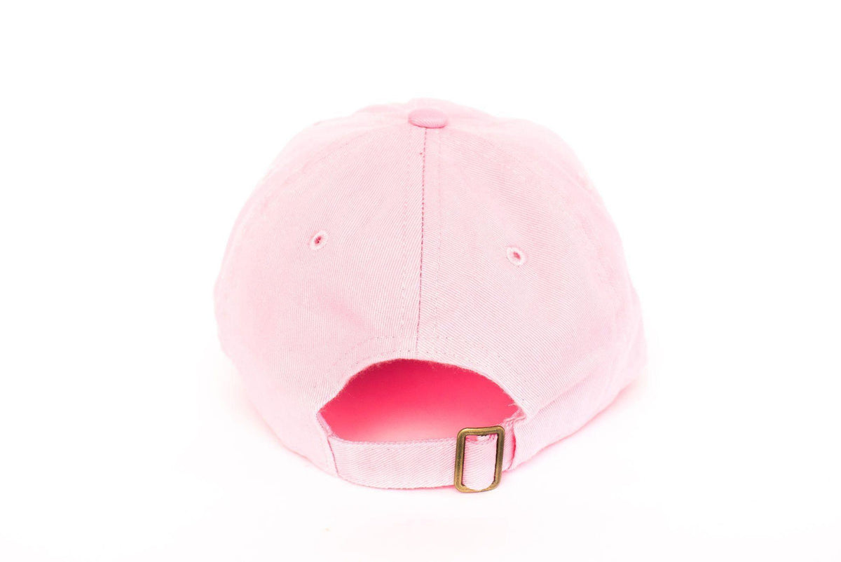 Light Pink Letter Baseball Hat