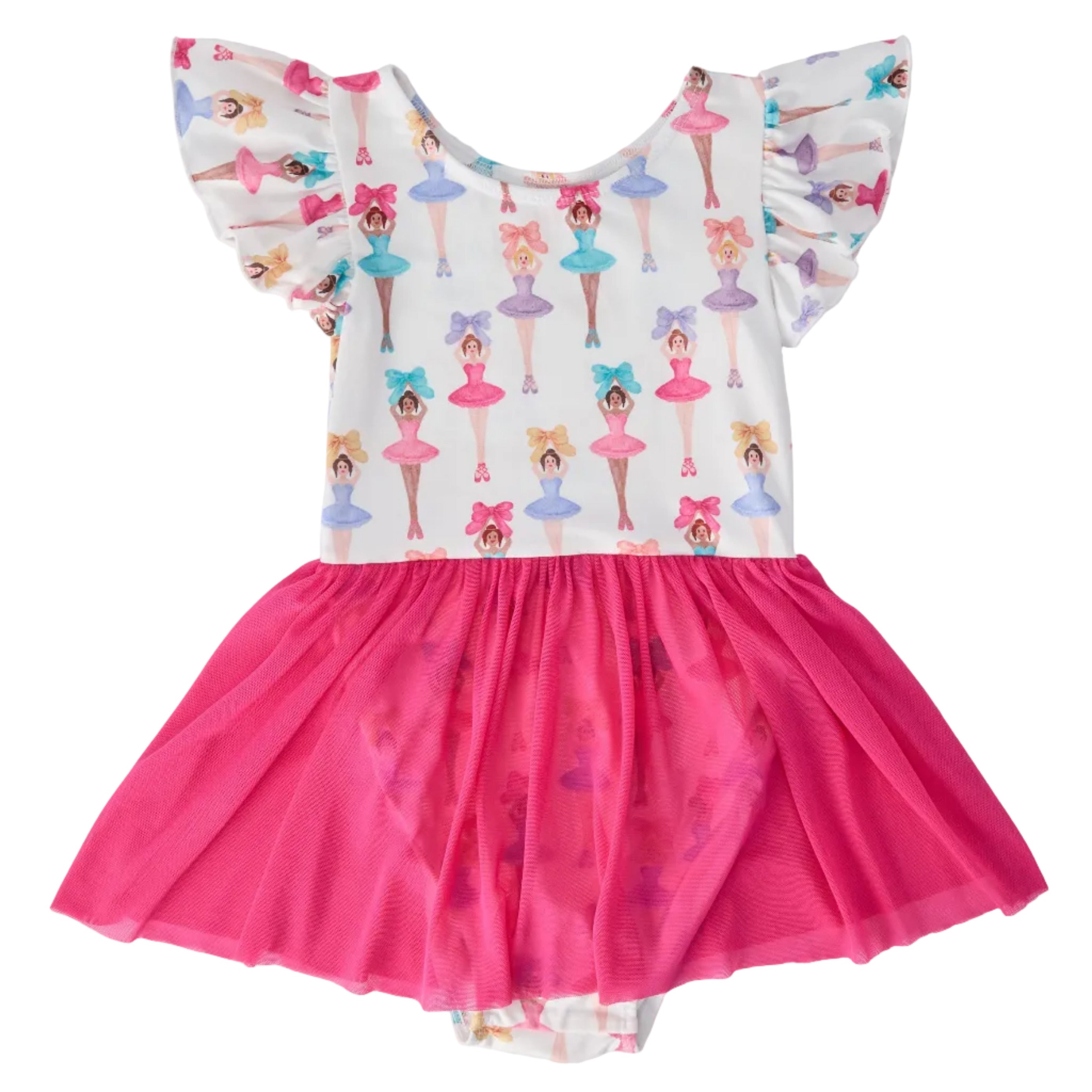 Ballerina Bows S/S Twirl Leotard