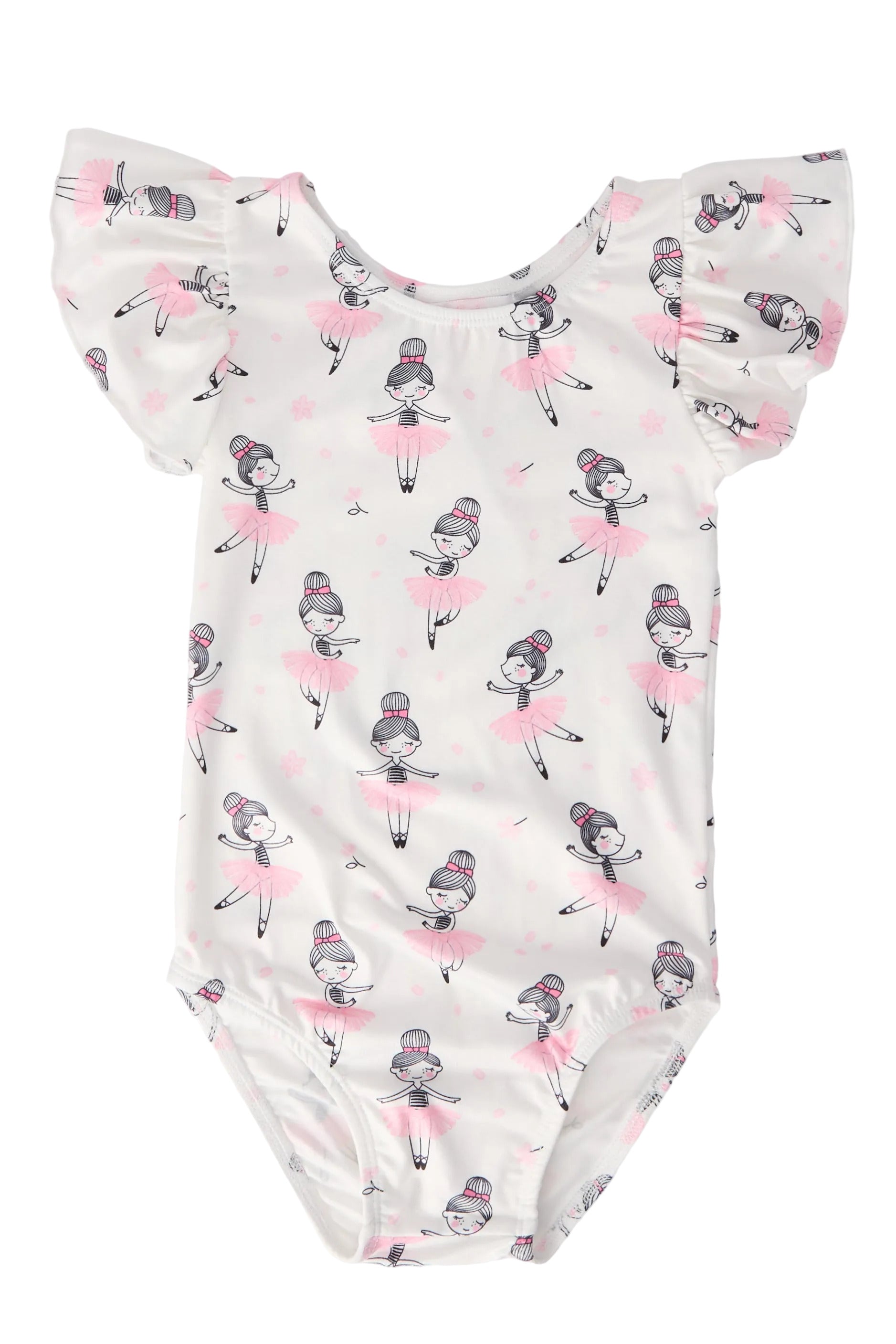 Ballerina S/S Flutter Sleeve Leotard