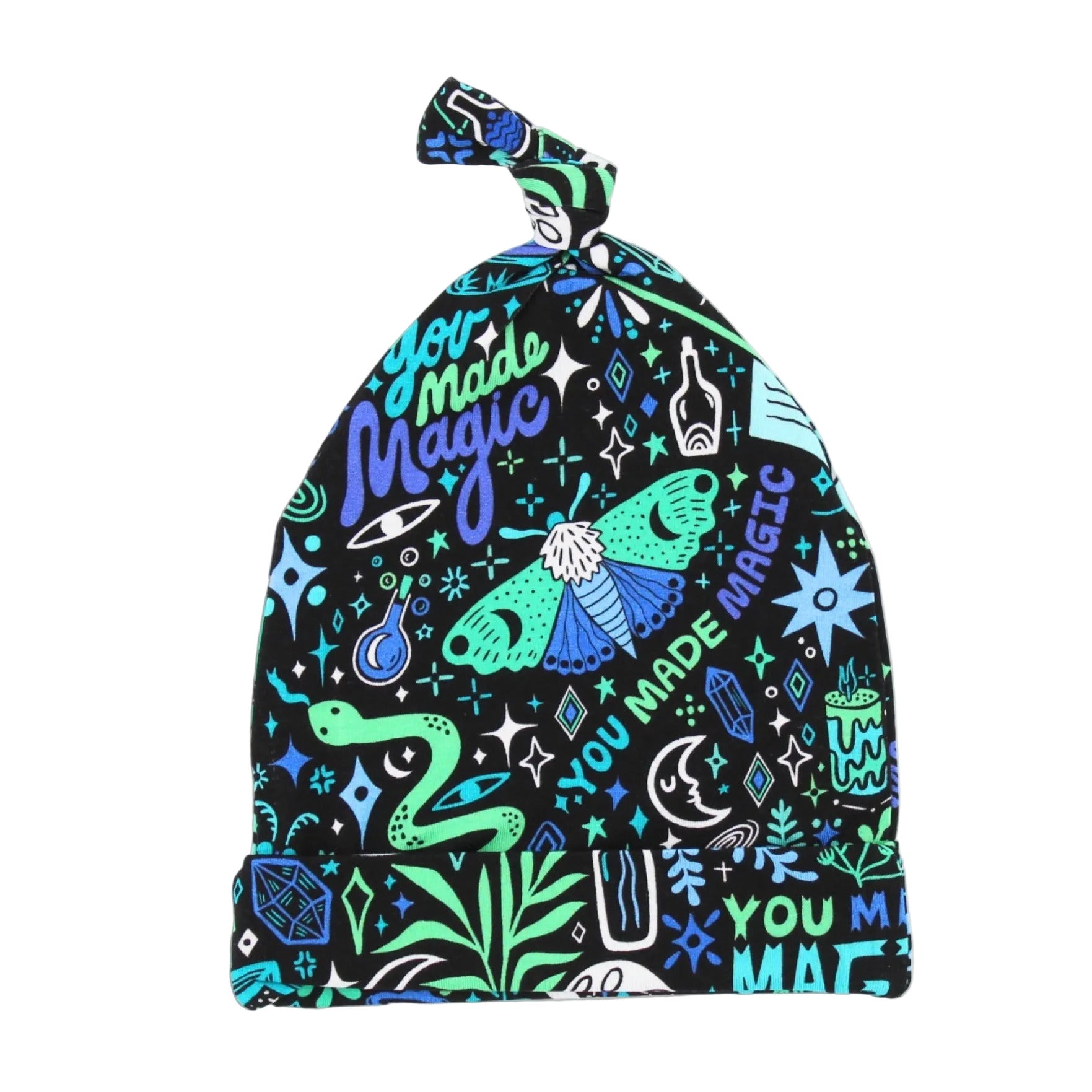 The SoftKnot Cap | Mystic Mama (Blue)