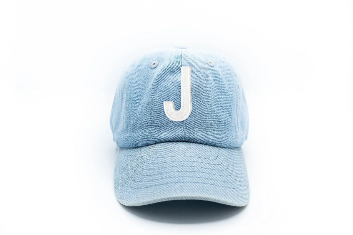 Denim Letter Baseball Hat