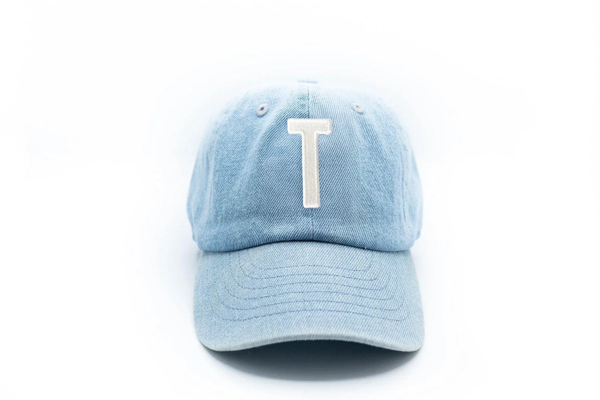 Denim Letter Baseball Hat