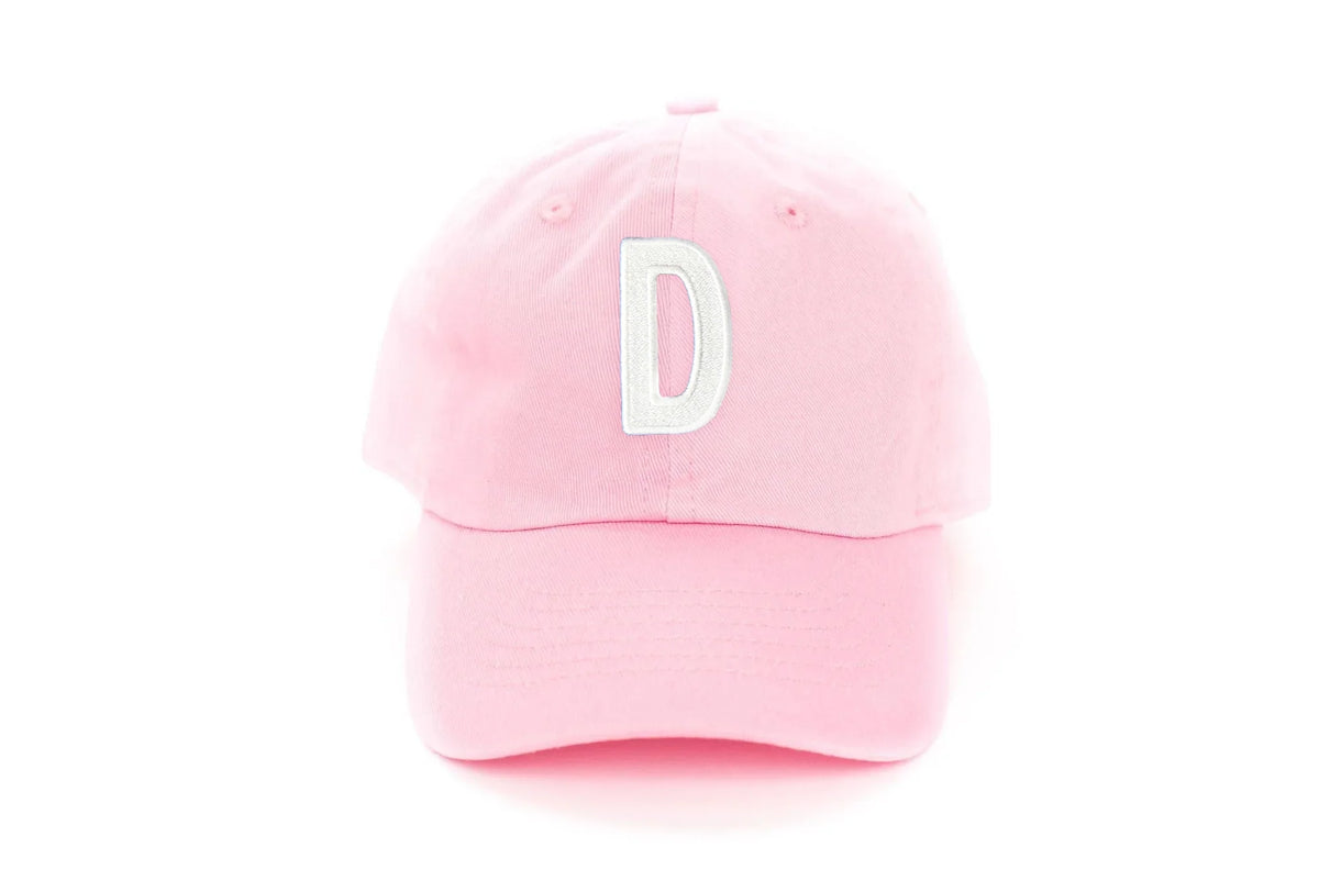 Light Pink Letter Baseball Hat
