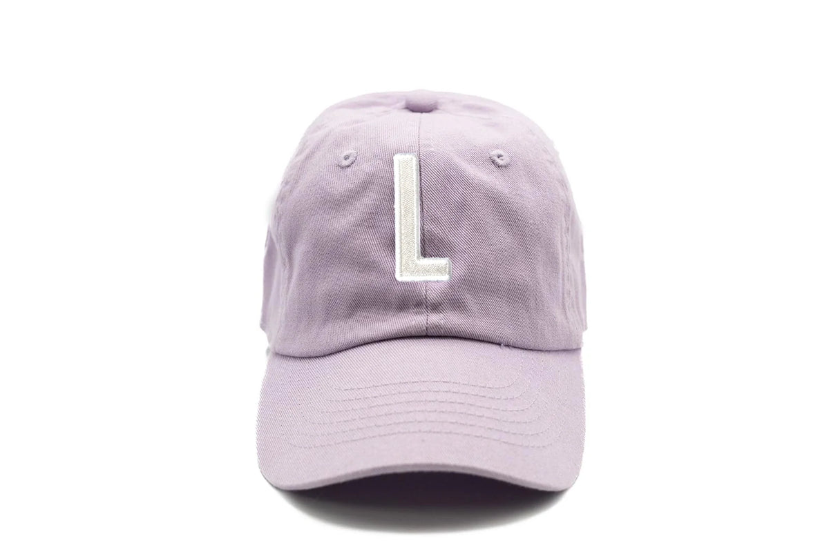 Lilac Letter Baseball Hat