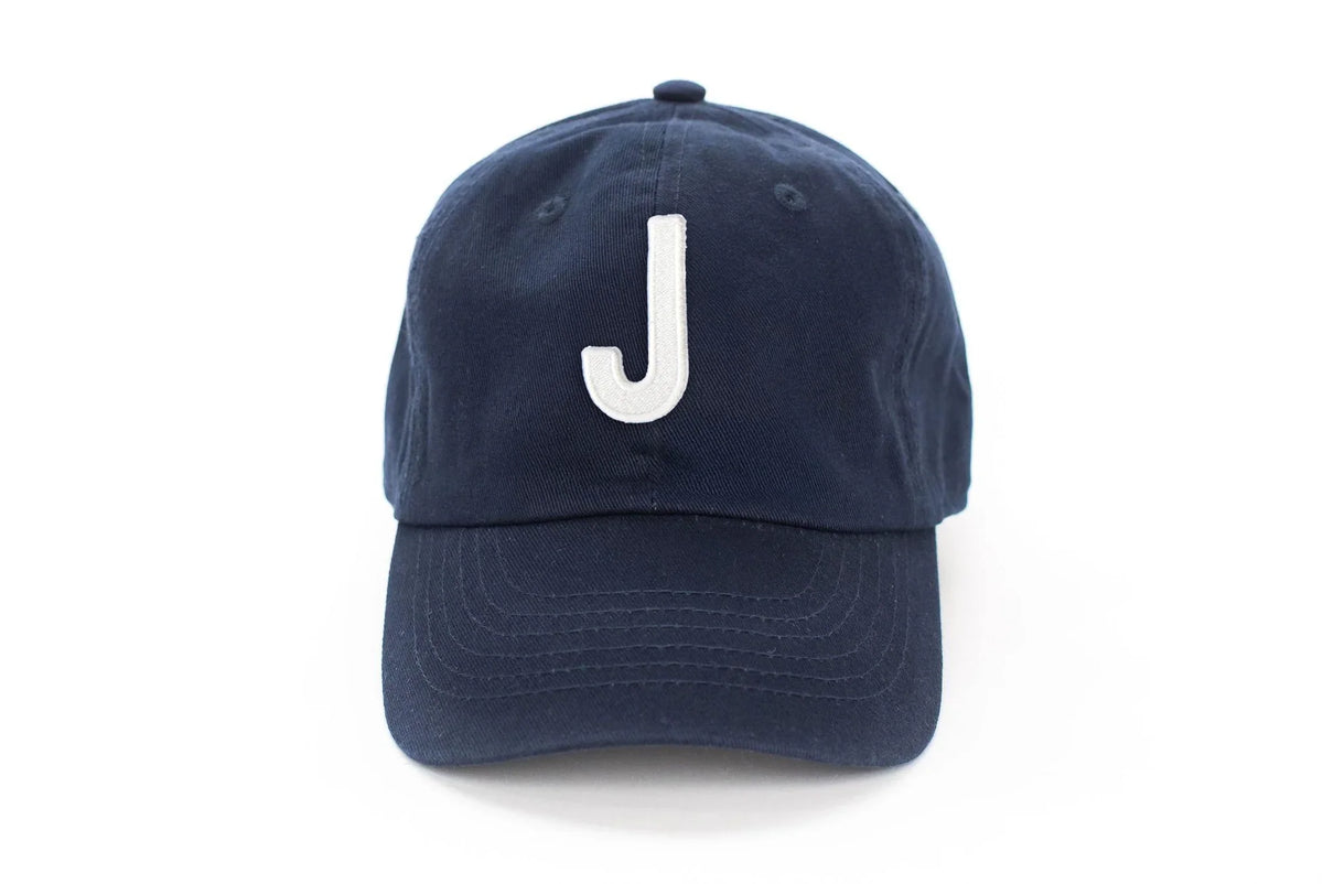 Navy Blue Letter Baseball Hat