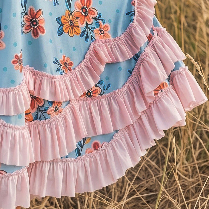 Bella Winter Garden Ruffles Dress