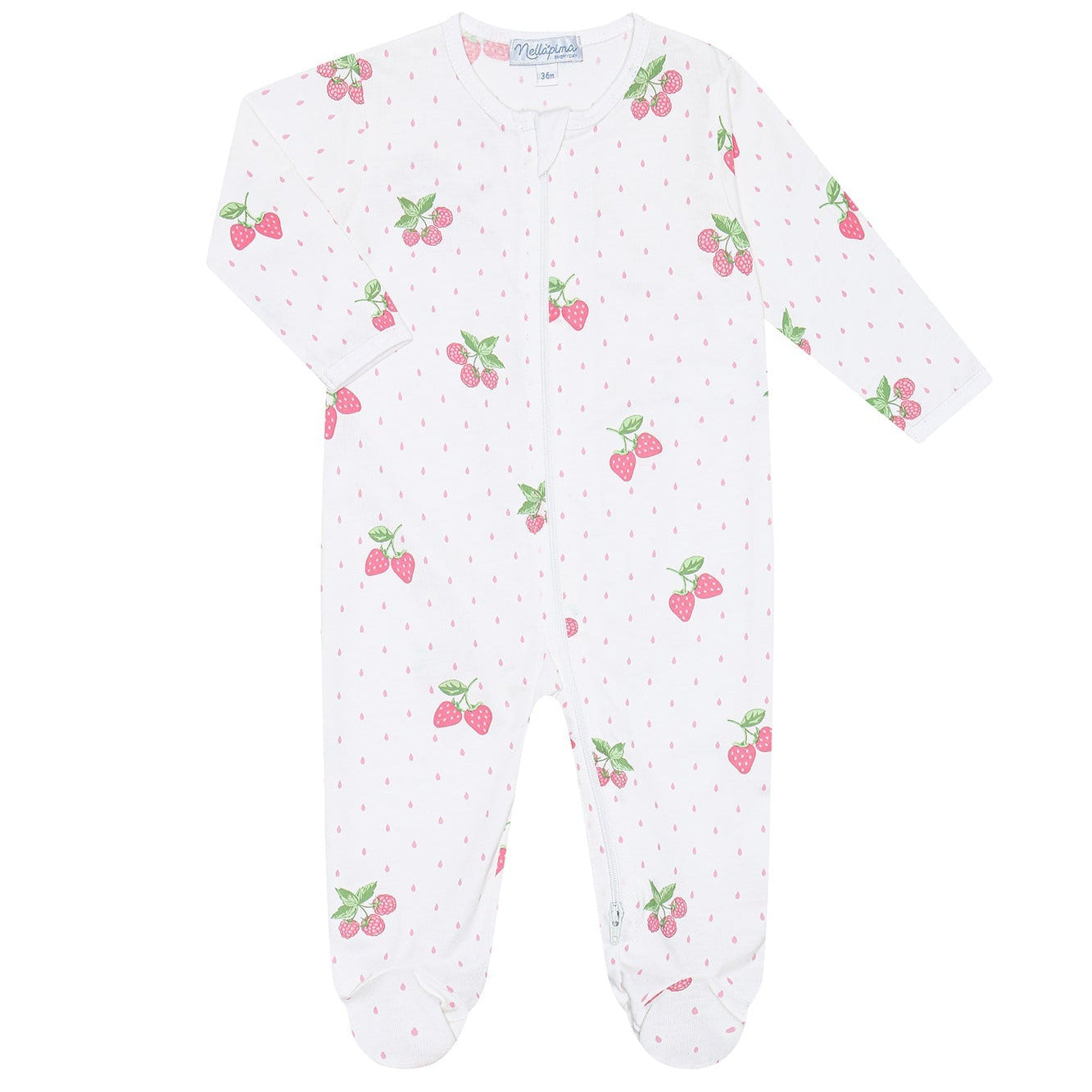 Berries Zipper Footie