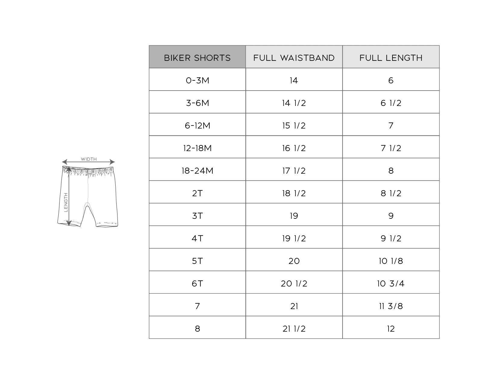 Girl's Biker Shorts