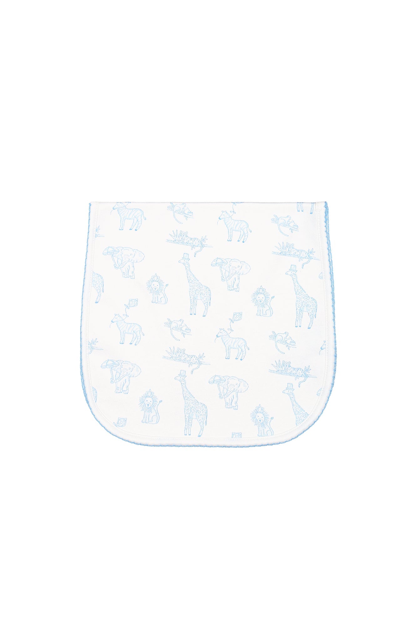 Blue Safari Burp Cloth