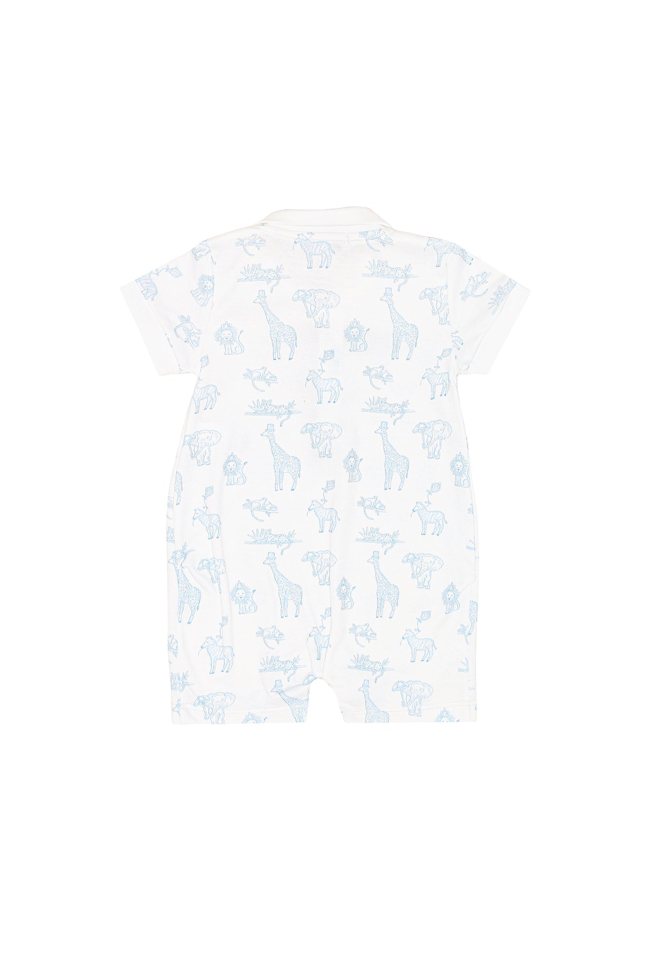 Blue Safari Romper