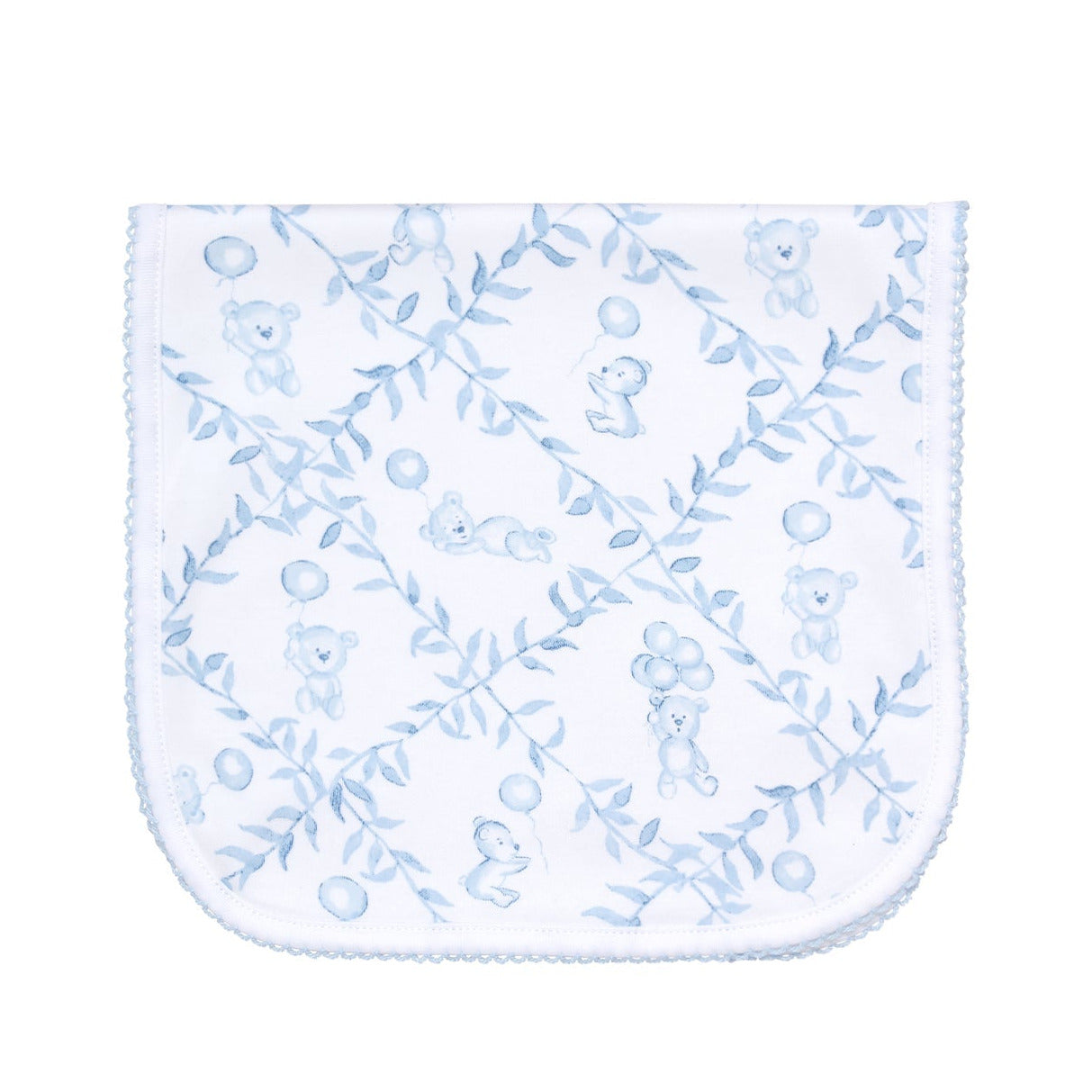 Blue Bears Trellace Burp Cloth