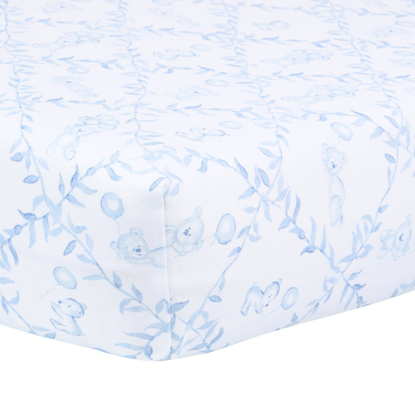 Blue Bears Trellace Crib Sheets
