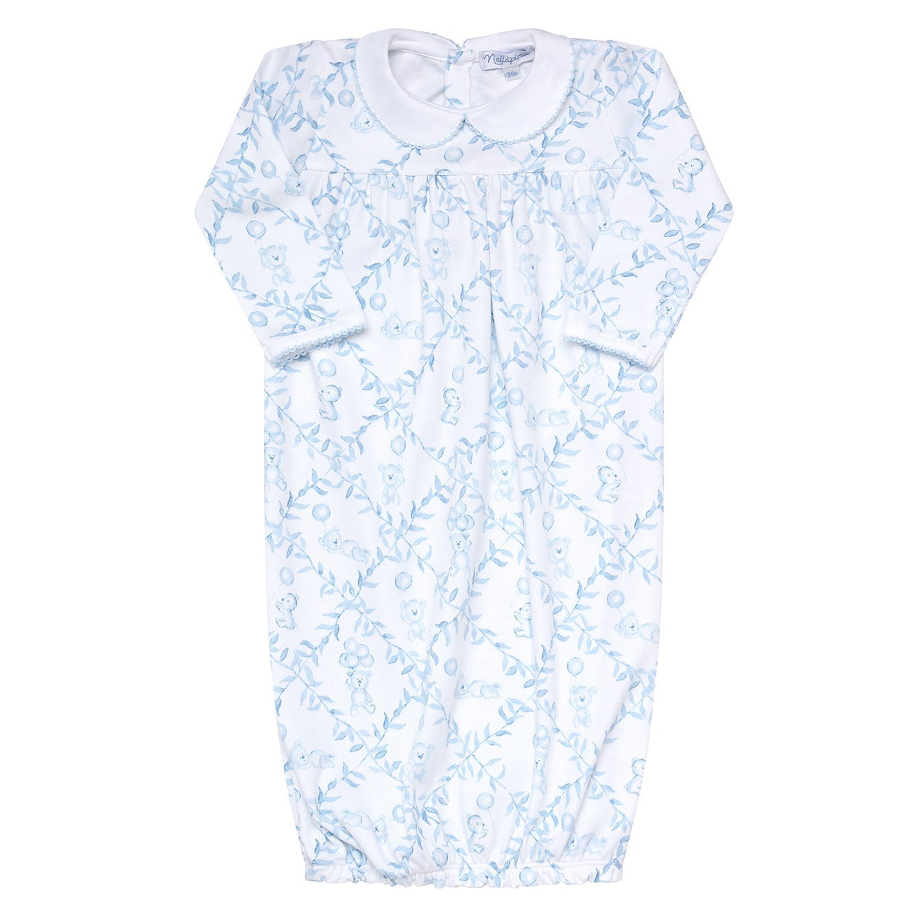 Blue Bears Trellace Baby Gown 