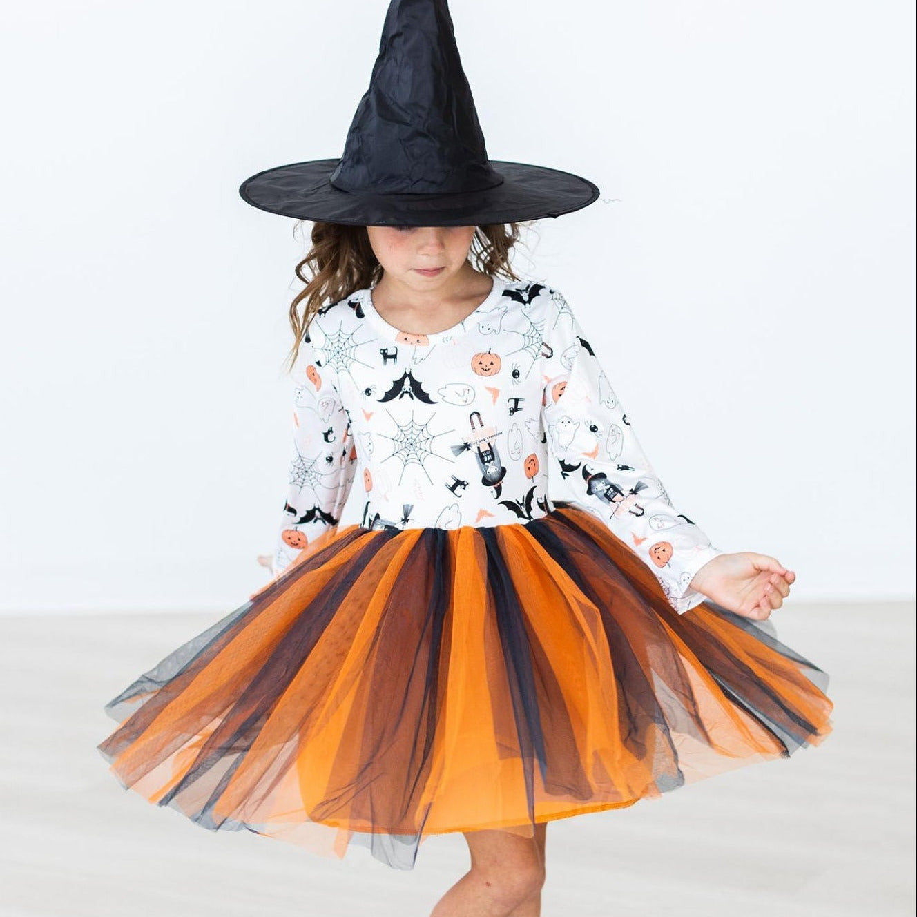 Boo-tiful Halloween L/S Tutu Dress