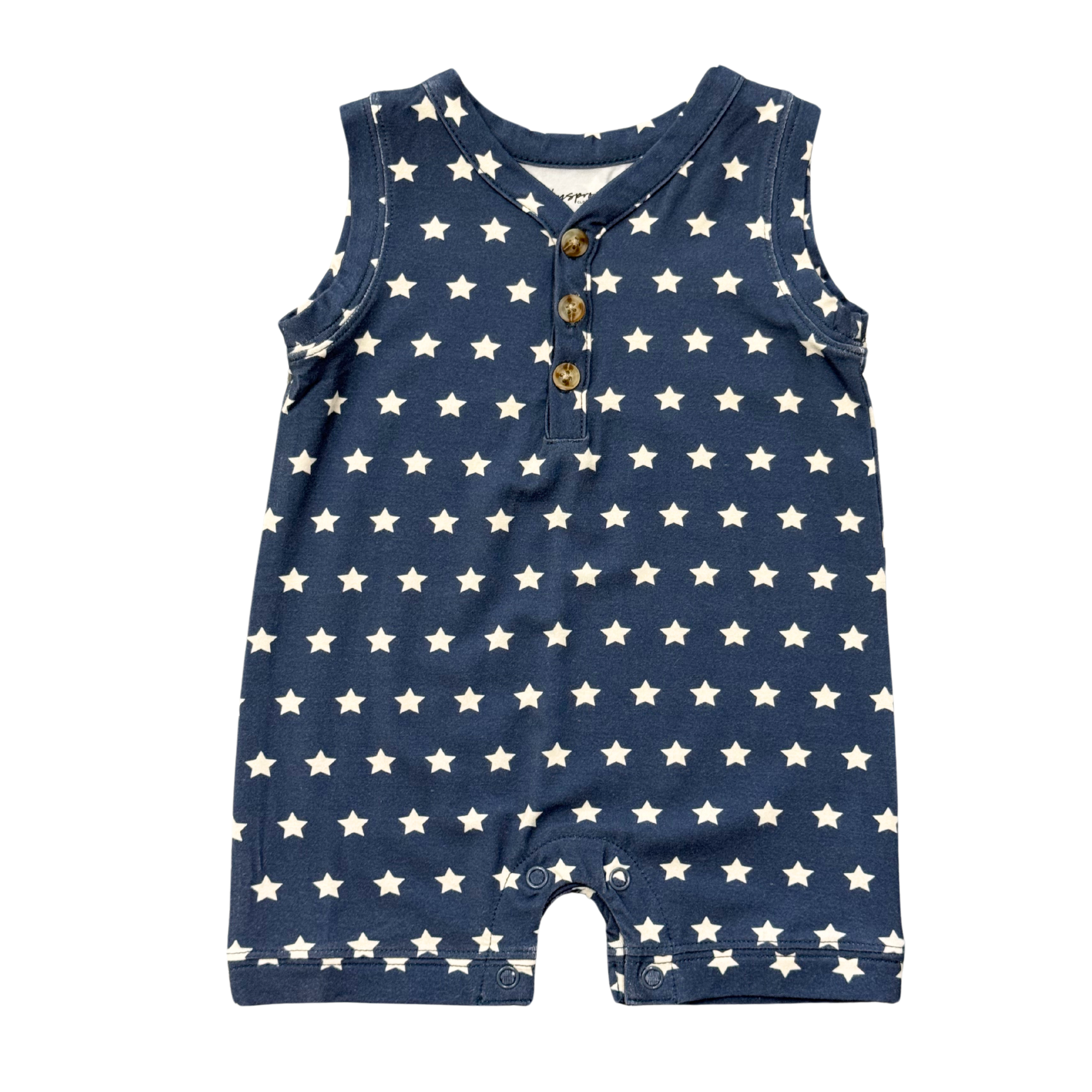 Boy's Sleeveless Romper