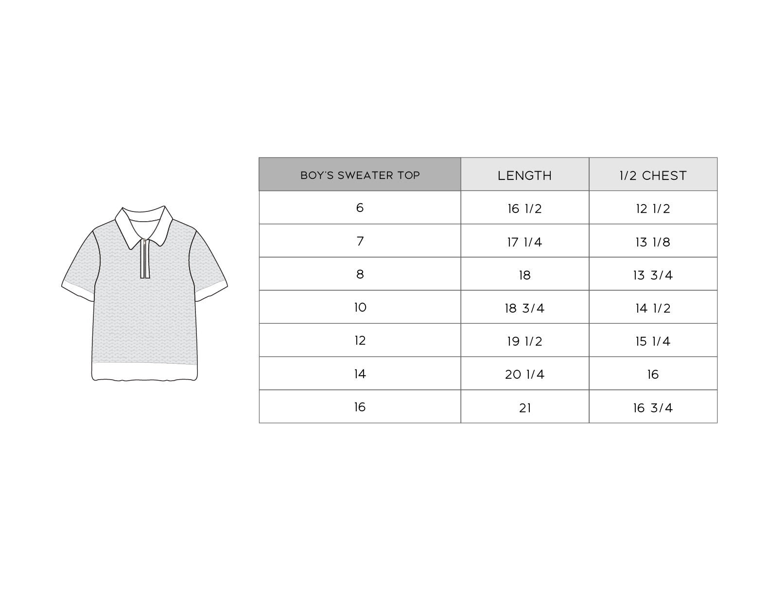 Boy's Sweater Top