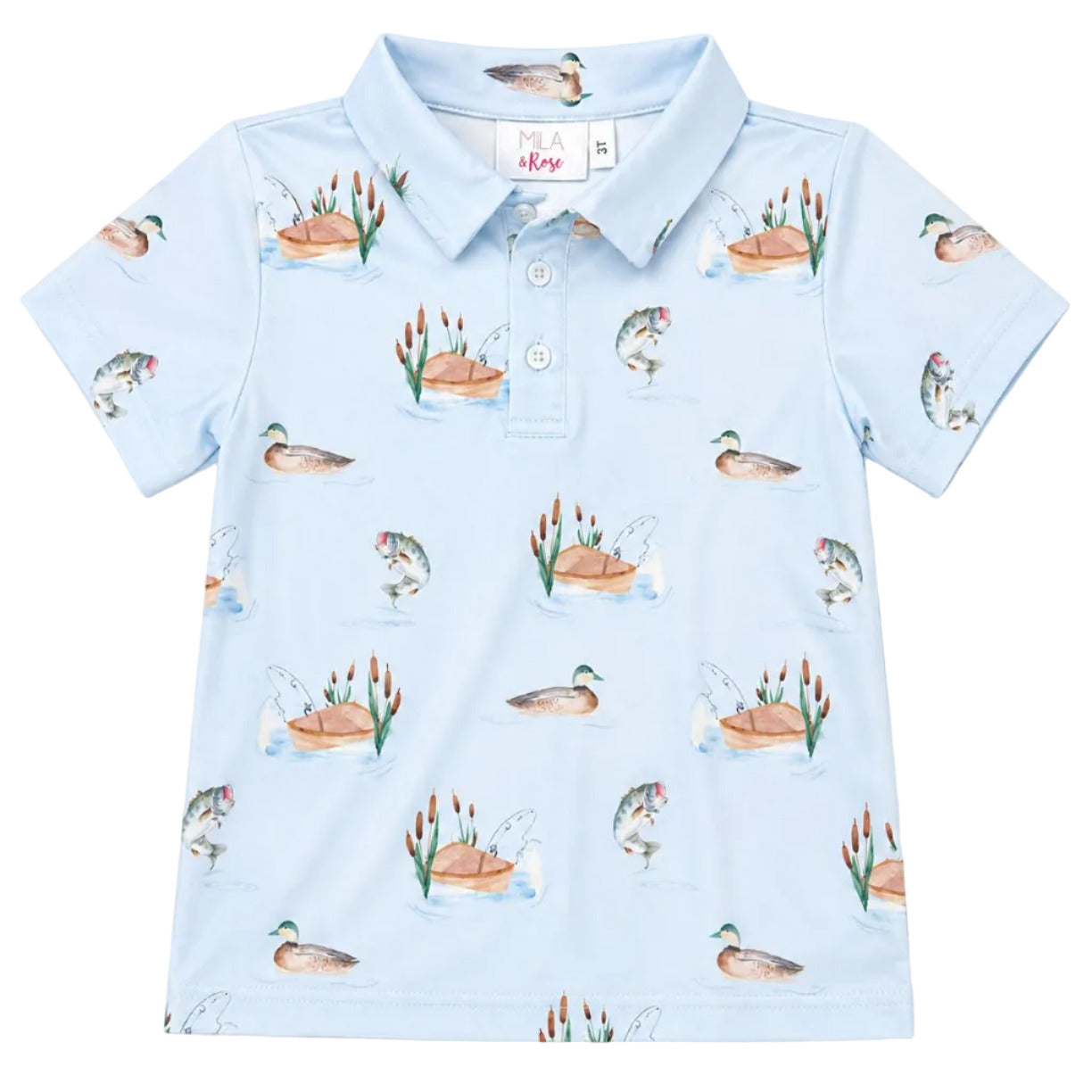 Boys Lake Day S/S Polo