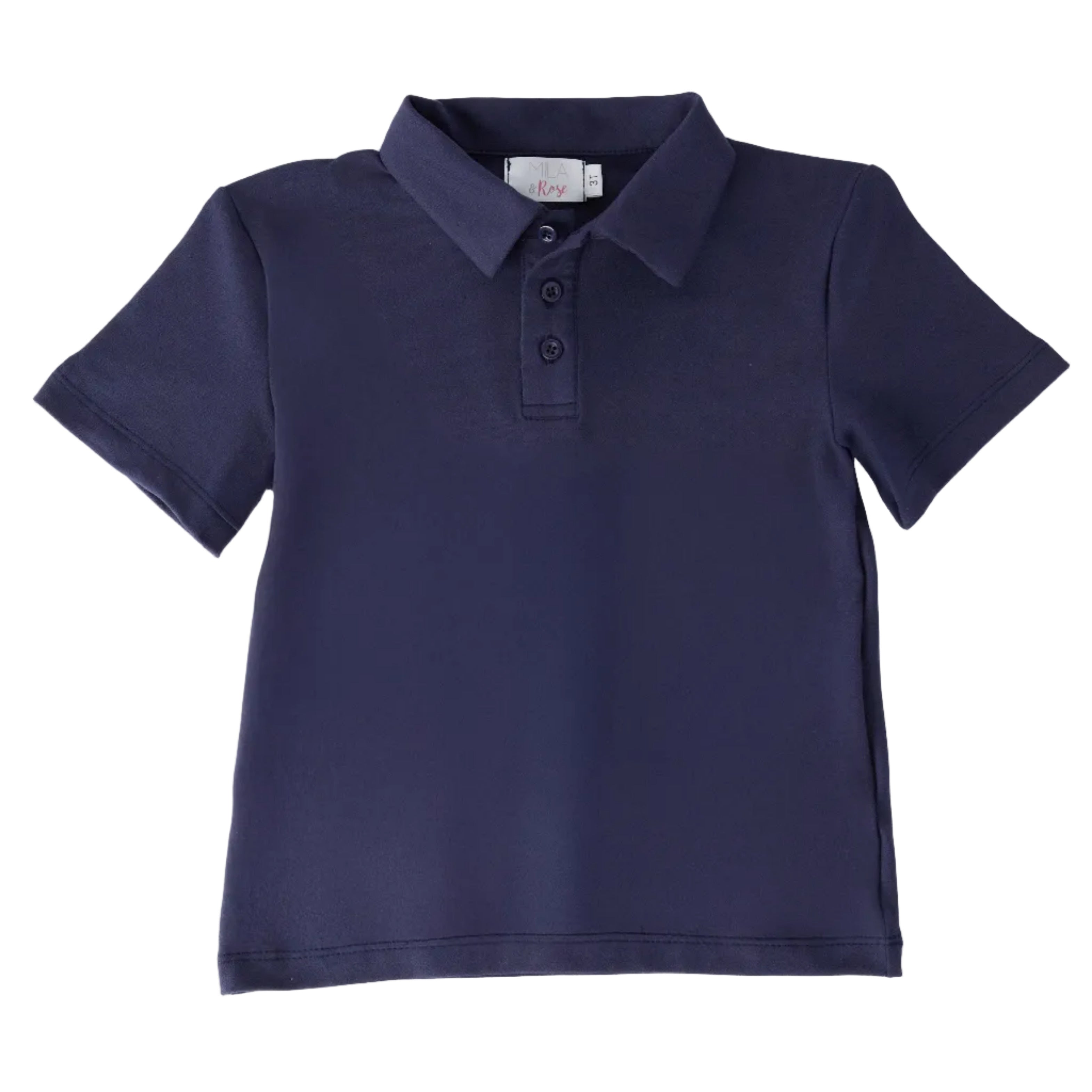 Boys Navy S/S Polo