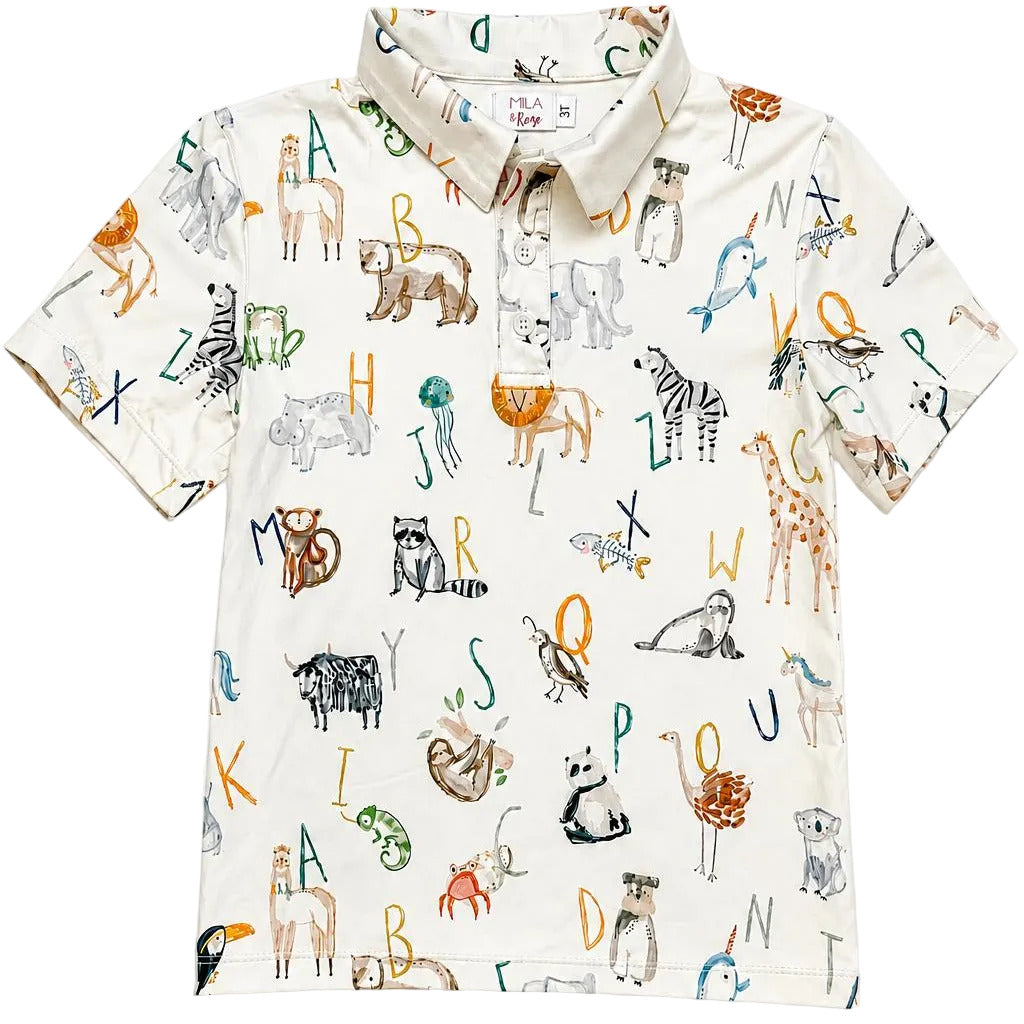Boys ABC Adventure S/S Polo