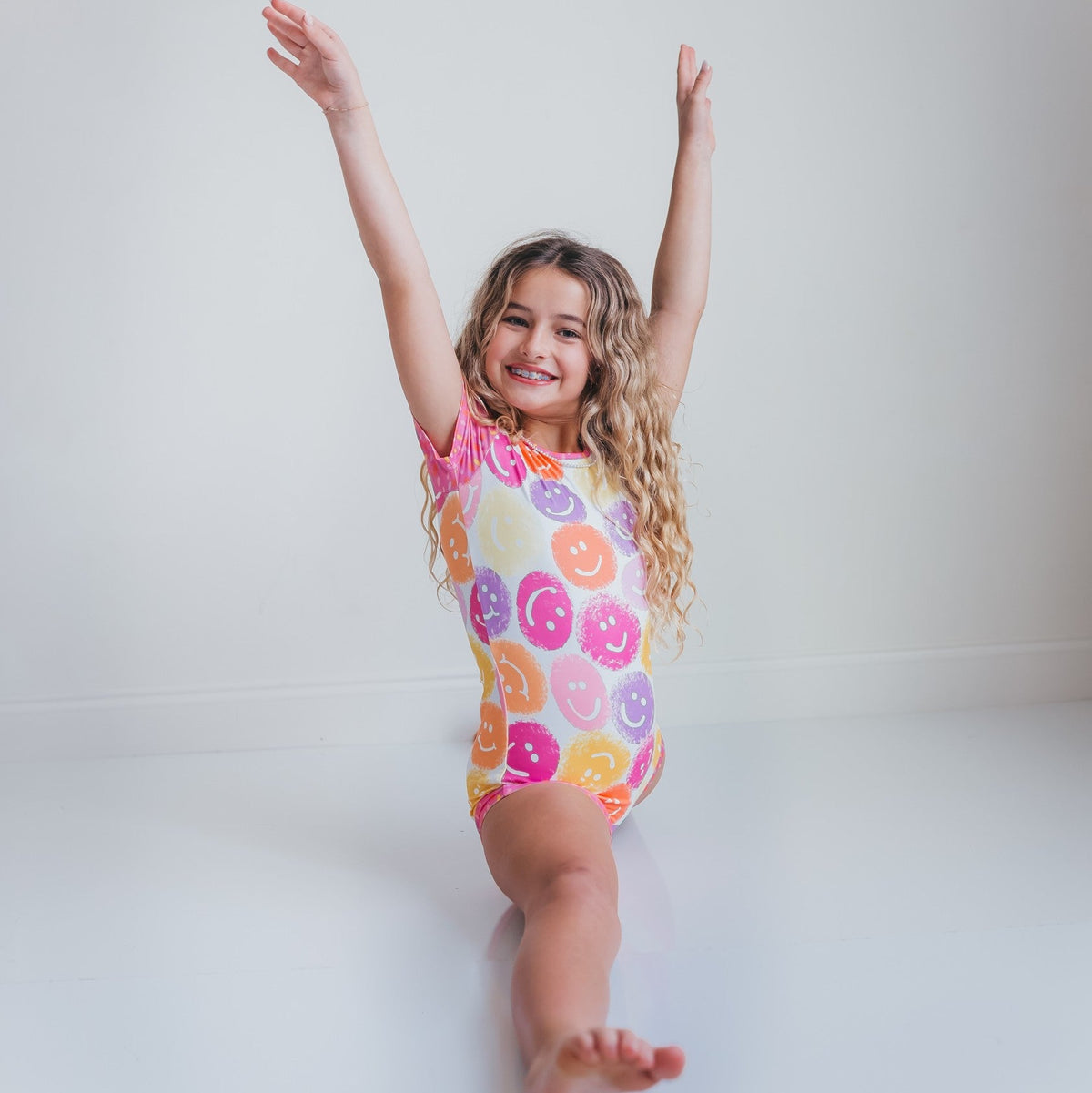 Bright Smiley Shortie Leotard